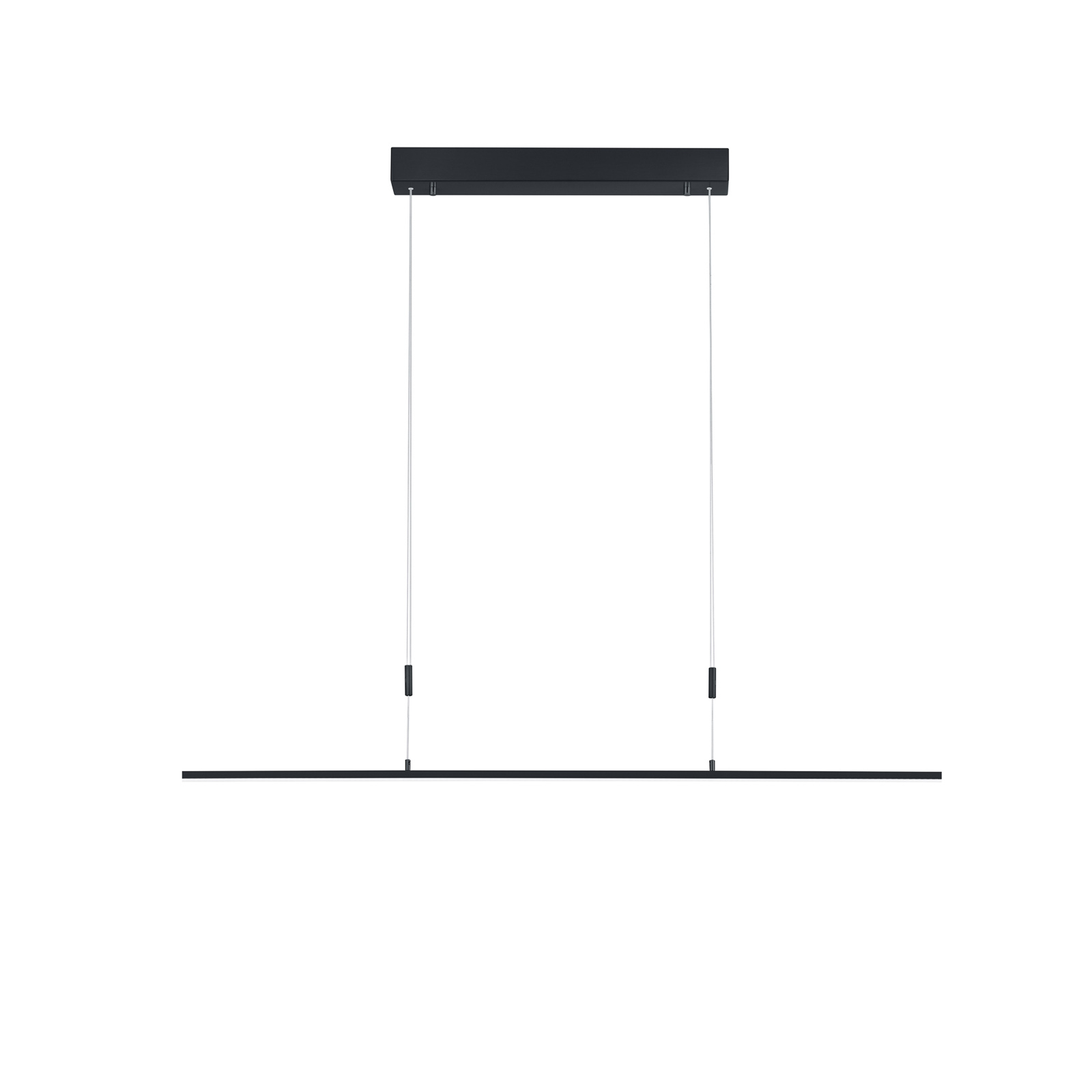 BANKAMP Slim hanglamp ZigBee dimbaar 98cm zwart