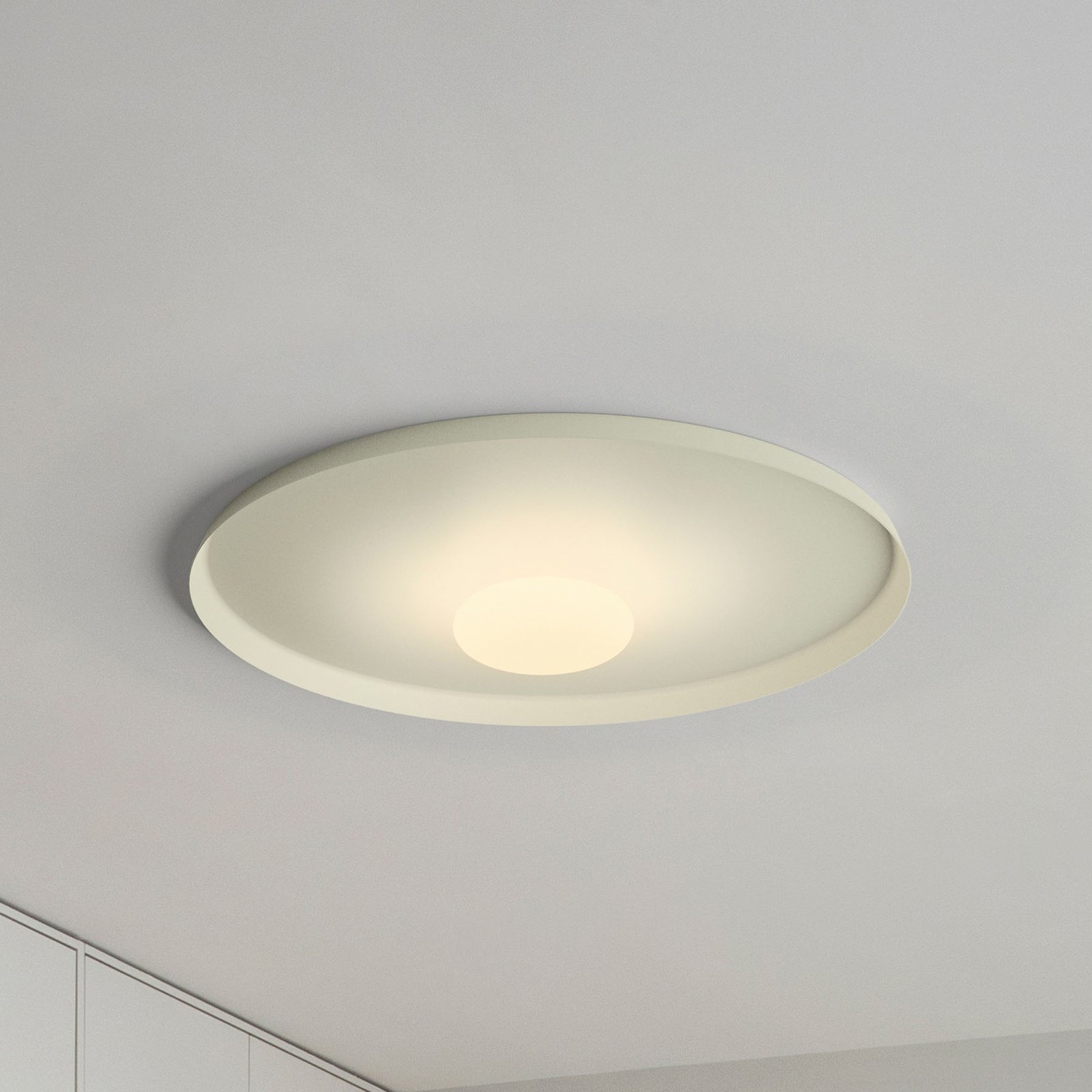 Top LED-Wandleuchte, Ø 60 cm, grün L1 - Vibia
