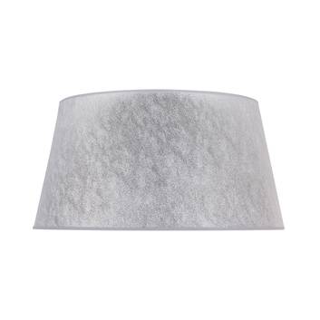 Cone lampeskærm, højde 25,5cm, metalliseret sølv