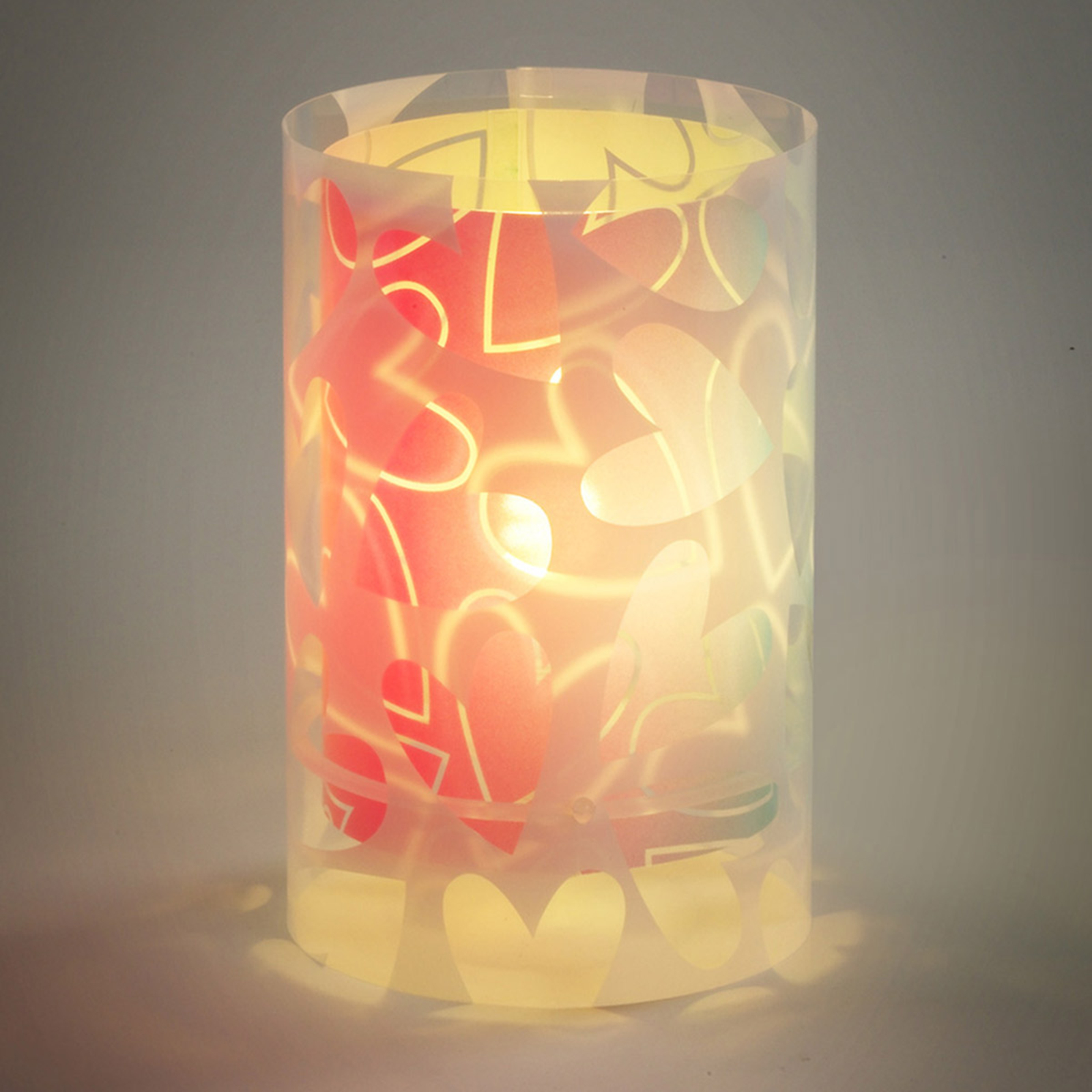 Cuore - galda lampa ar sirsniņām