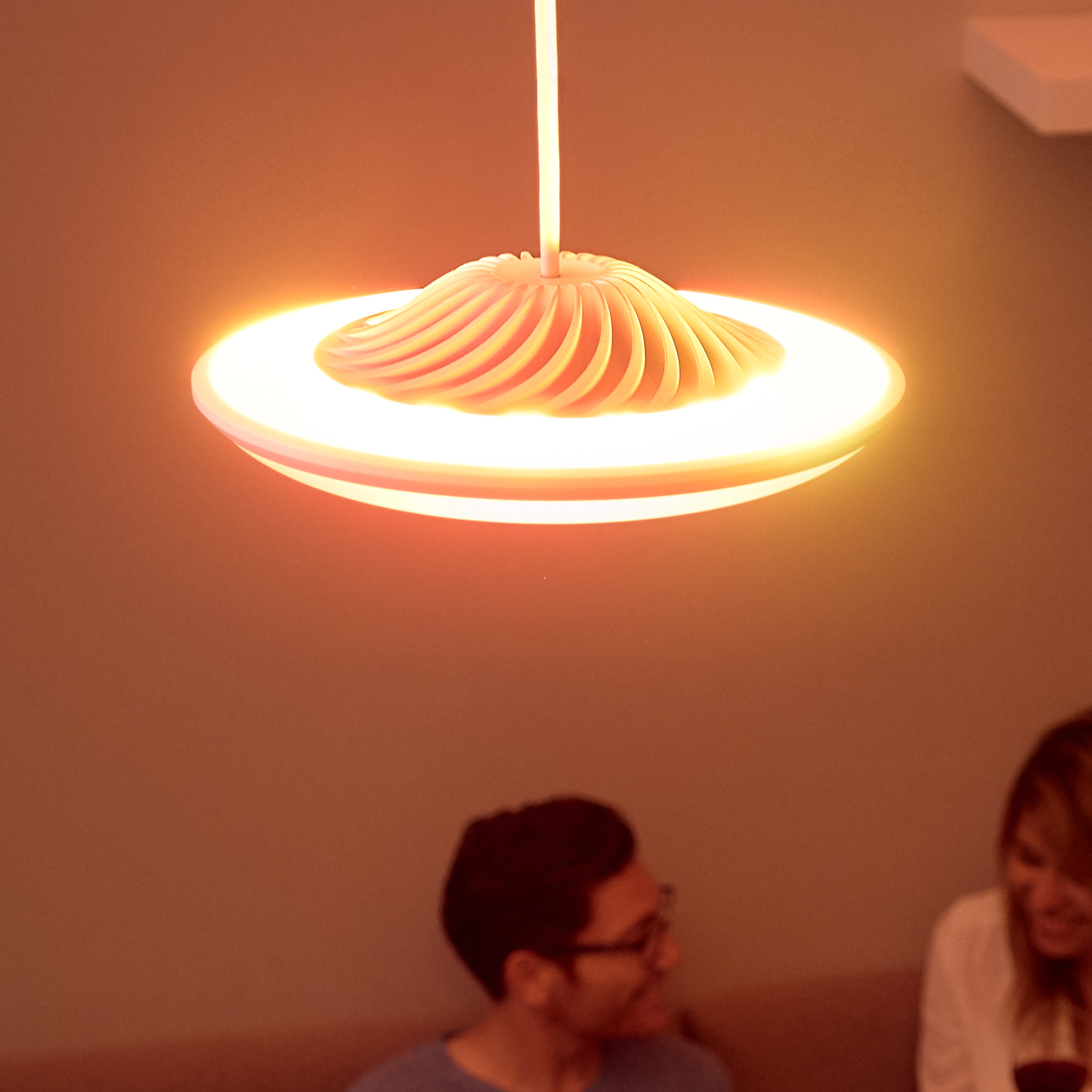 Luke Roberts Luvo lampada LED a sospensione grigio
