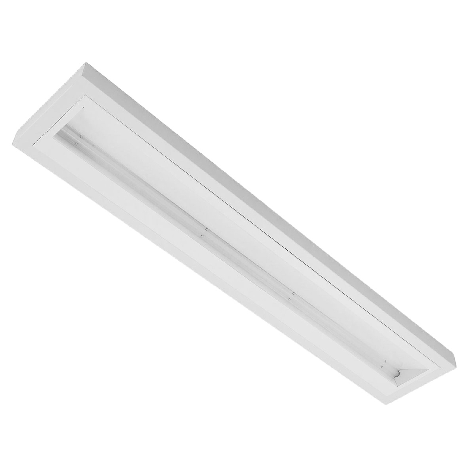 Utenpåliggende LED-lampe asymmetrisk, hvit 50 W