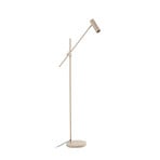 Vilo Stehleuchte, GU10, beige, beweglich, Höhe 153 cm, Metall - Lindby