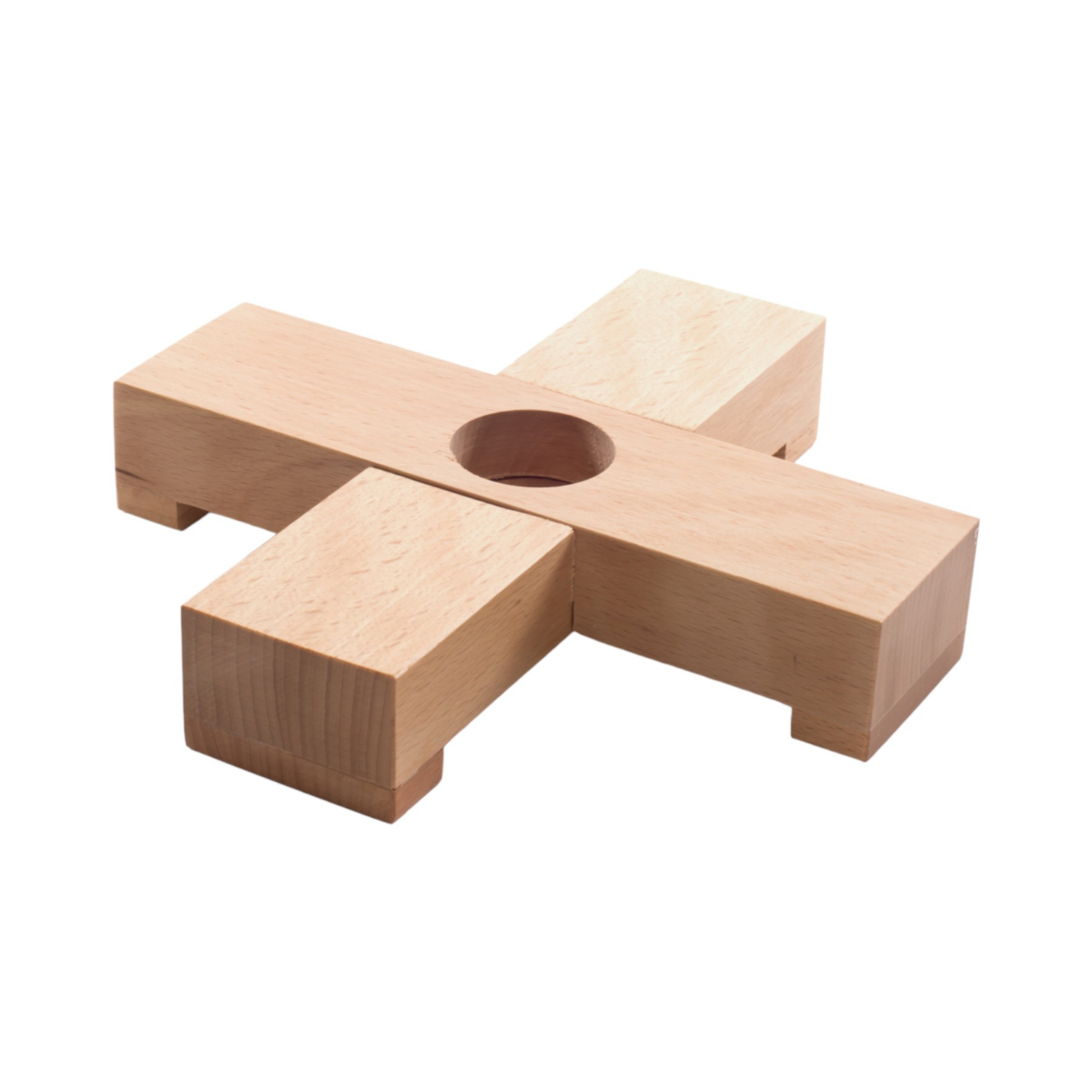 Piedistallo di legno per piantana Linea