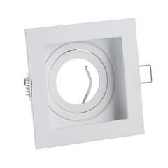 Luci da incasso Grid One, bianco, 10 x 10 cm, alluminio, GU10