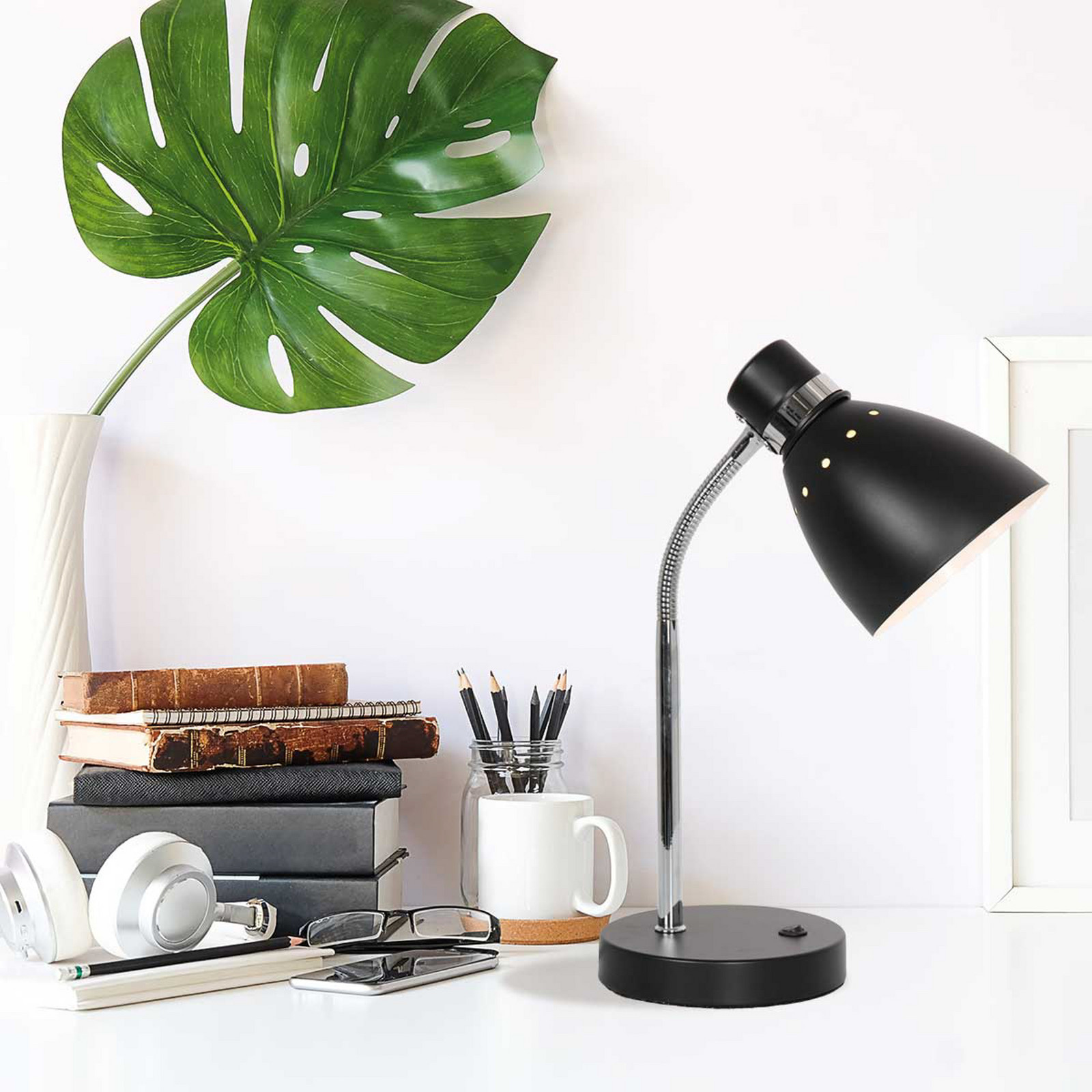Steinhauer Spring lampă de masă braț reglabil negru - Studiu / Birou - Metal