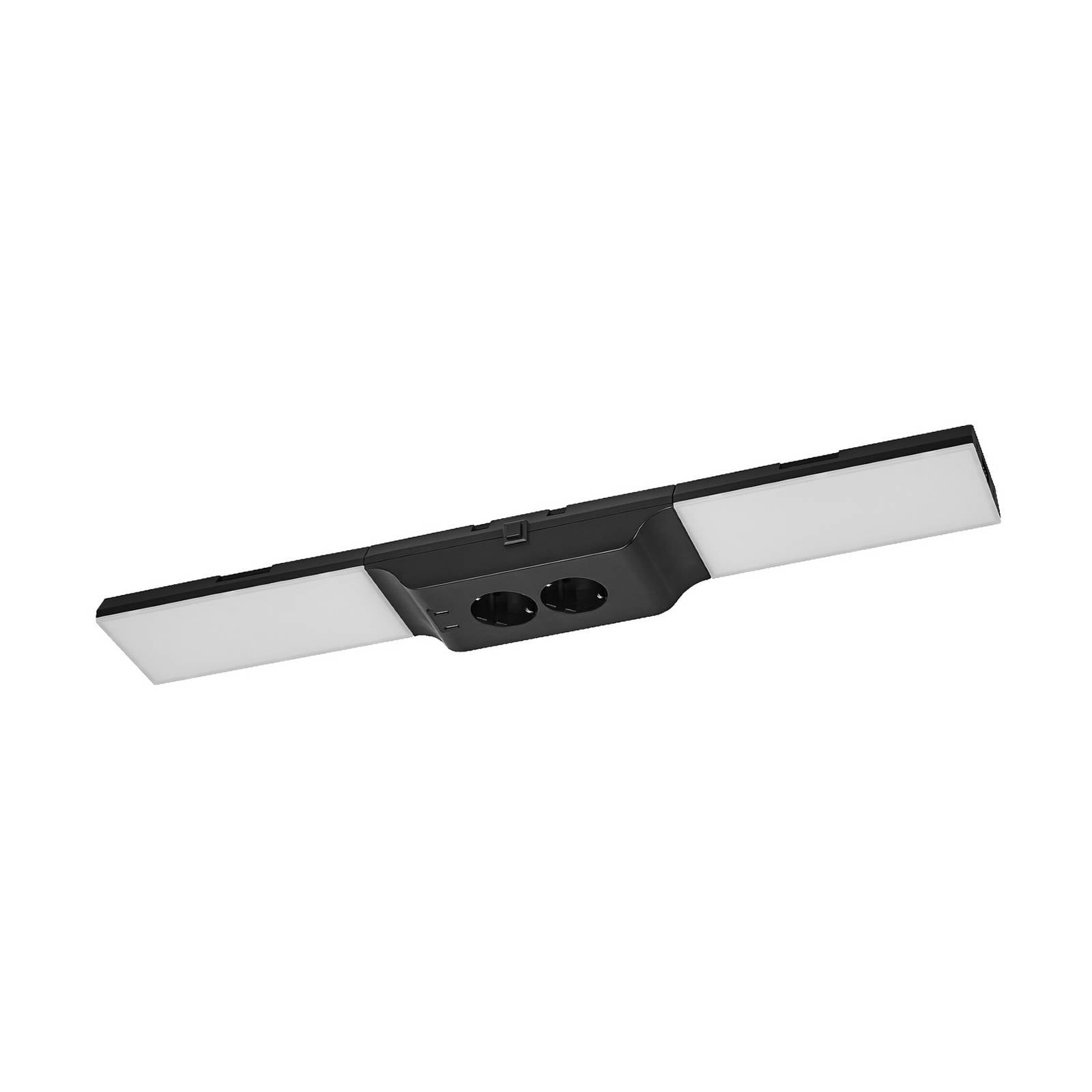 OSRAM LED-Unterbaulampe Socket schwarz 3.000K DIM Steckdosen