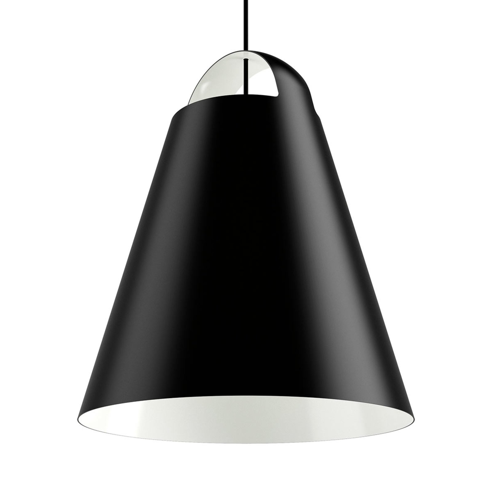 Louis Poulsen Above závesná lampa, čierna, 55 cm