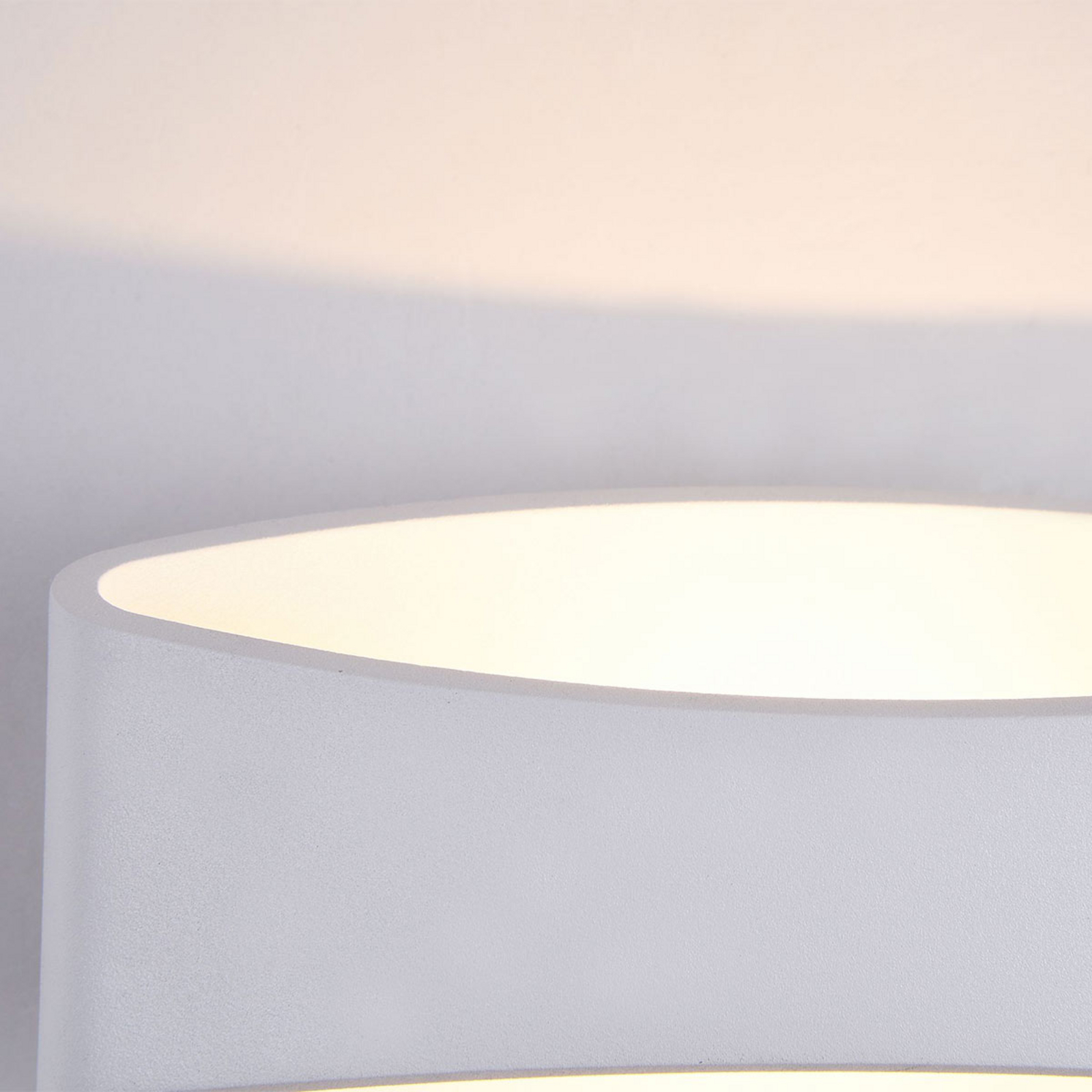 LED-Wandleuchte Trame, ovale Form