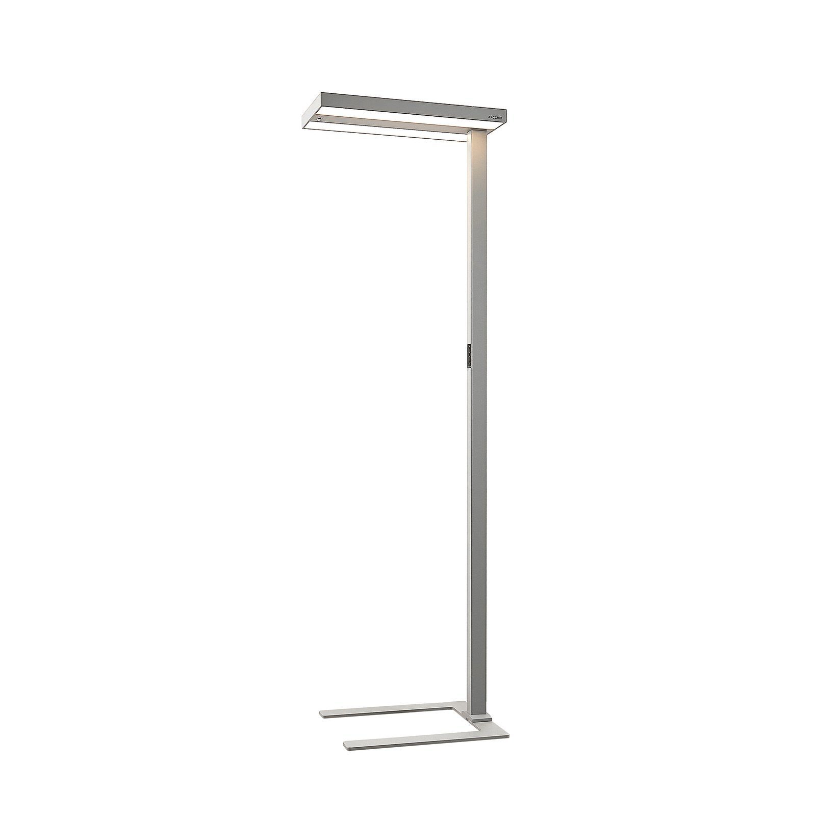 Logan LED Vloerlamp w/Sensor Silver - Arcchio