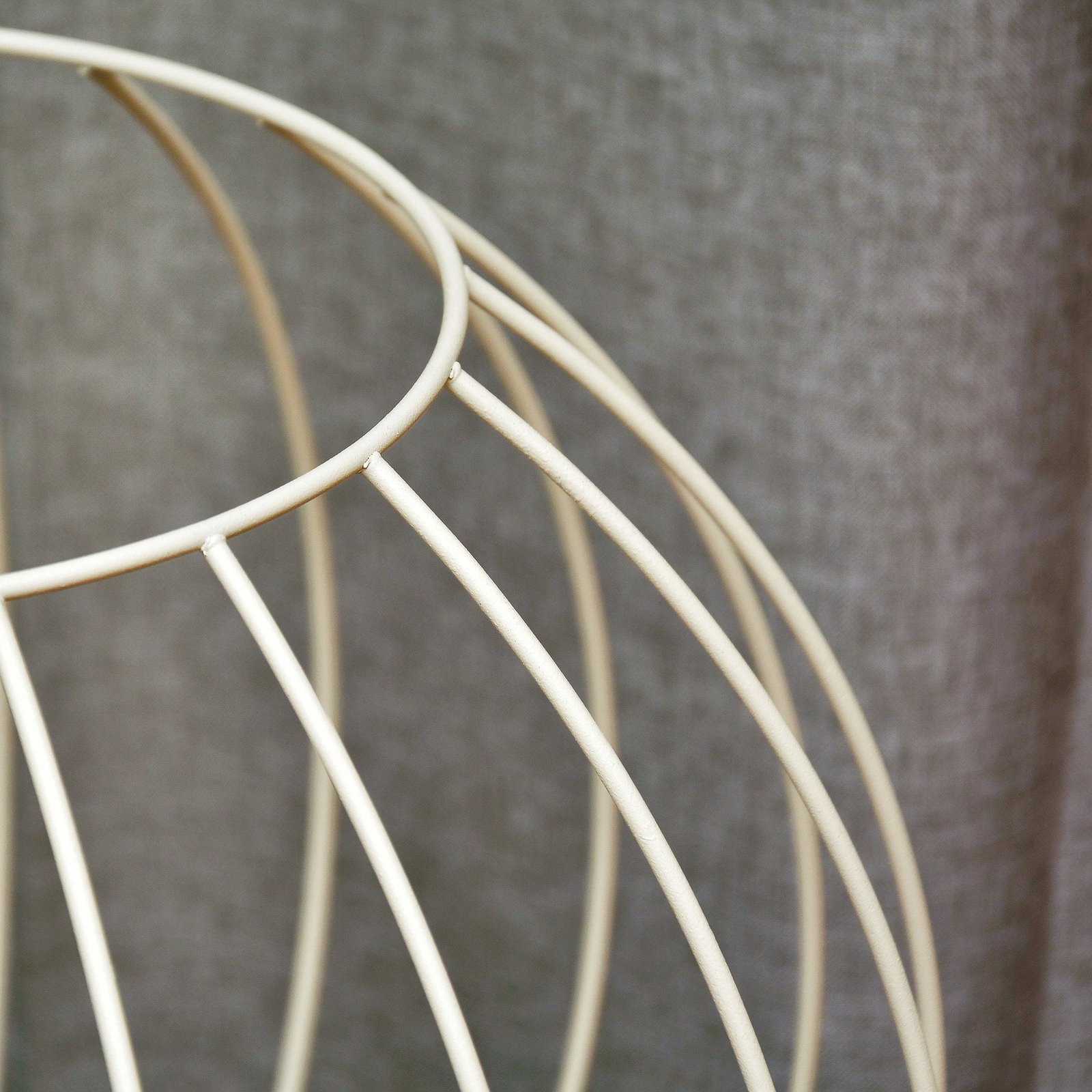 Mercure floor lamp, sand, metal/plastic, height 93 cm