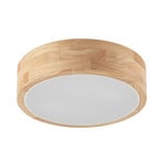 Tanju Plafondlamp Ø30 Wood/White - Lindby
