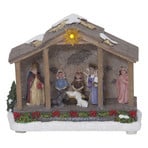 Nativity LED decorative light, battery, 19 cm