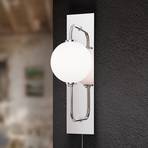 Applique LED Pipes in nichel lucido