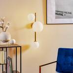 Lampa ścienna Dione, 3-punktowa, złota
