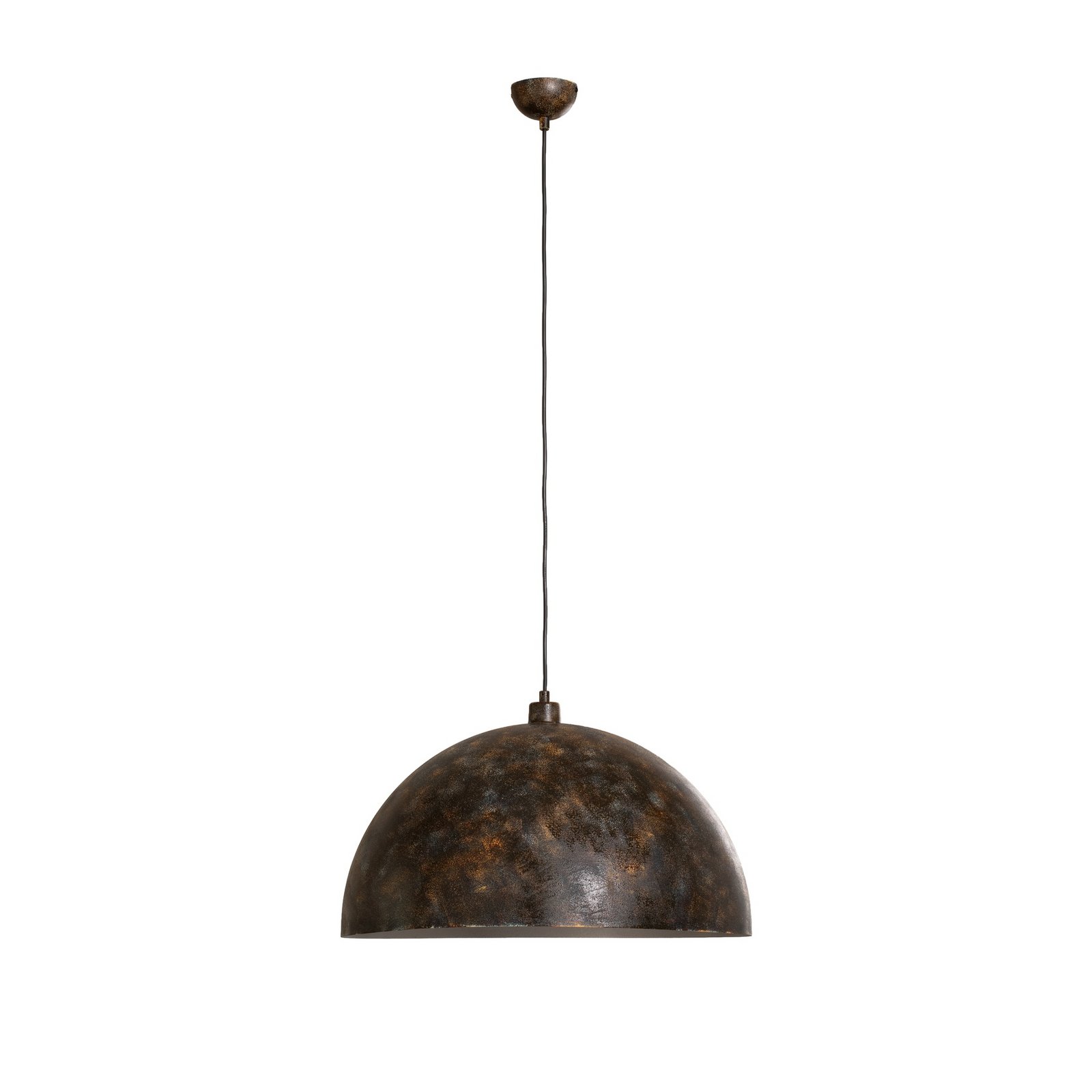 Berceste pendant light, Ø 60 cm, aged brass, metal