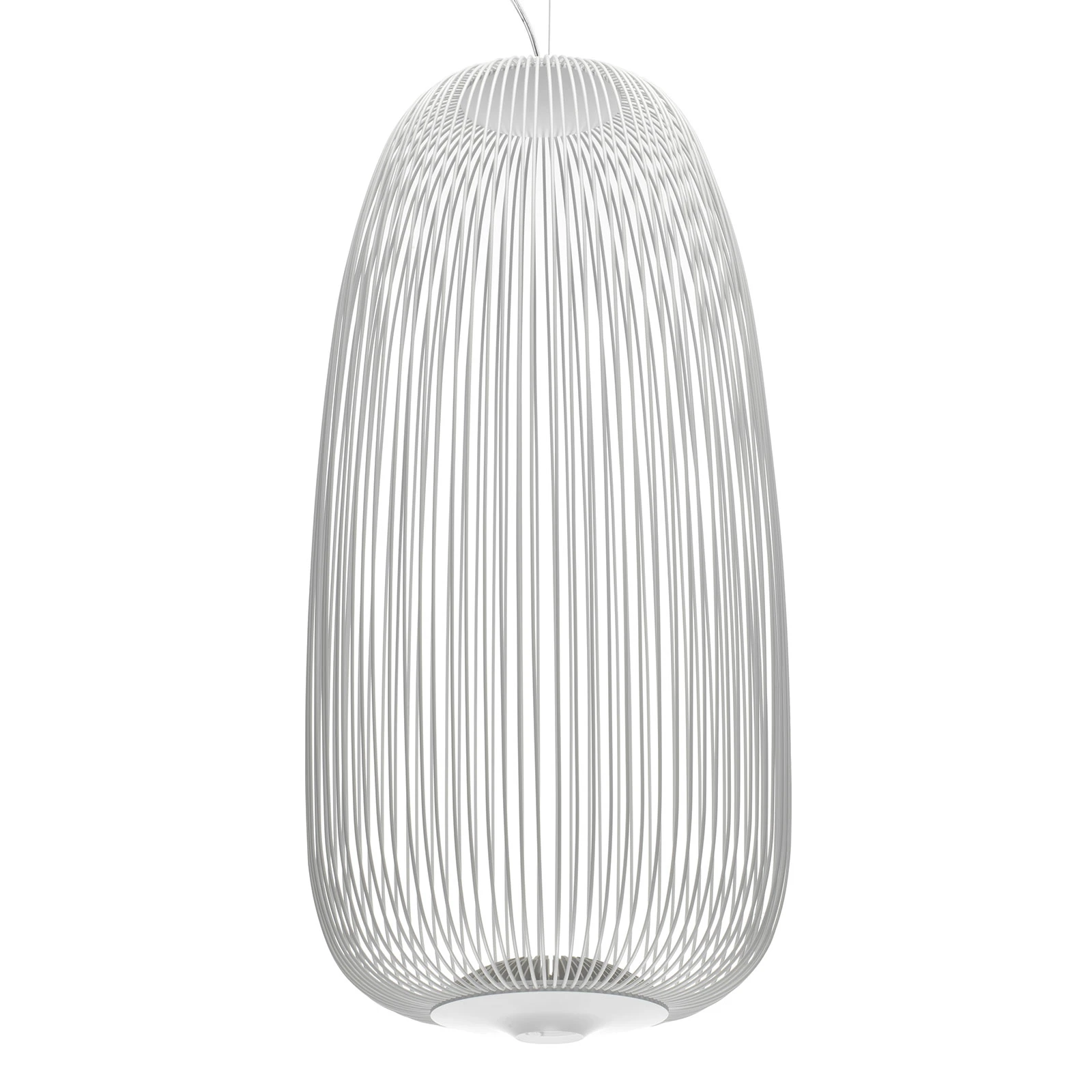 Foscarini Spokes 1 LED závěsné světlo stmívatelné bílé