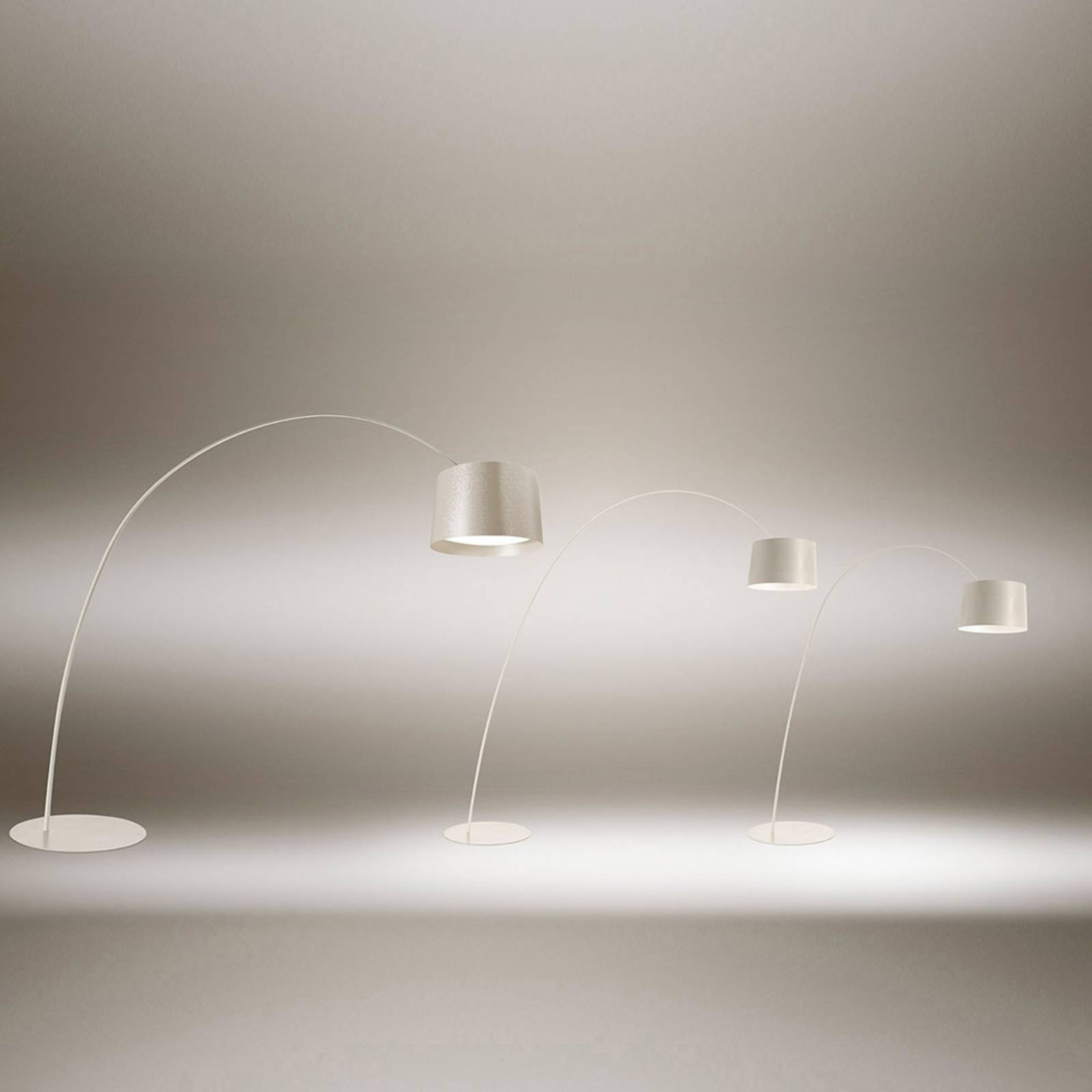 Foscarini Twiggy Elle MyLight stojąca CCT szara