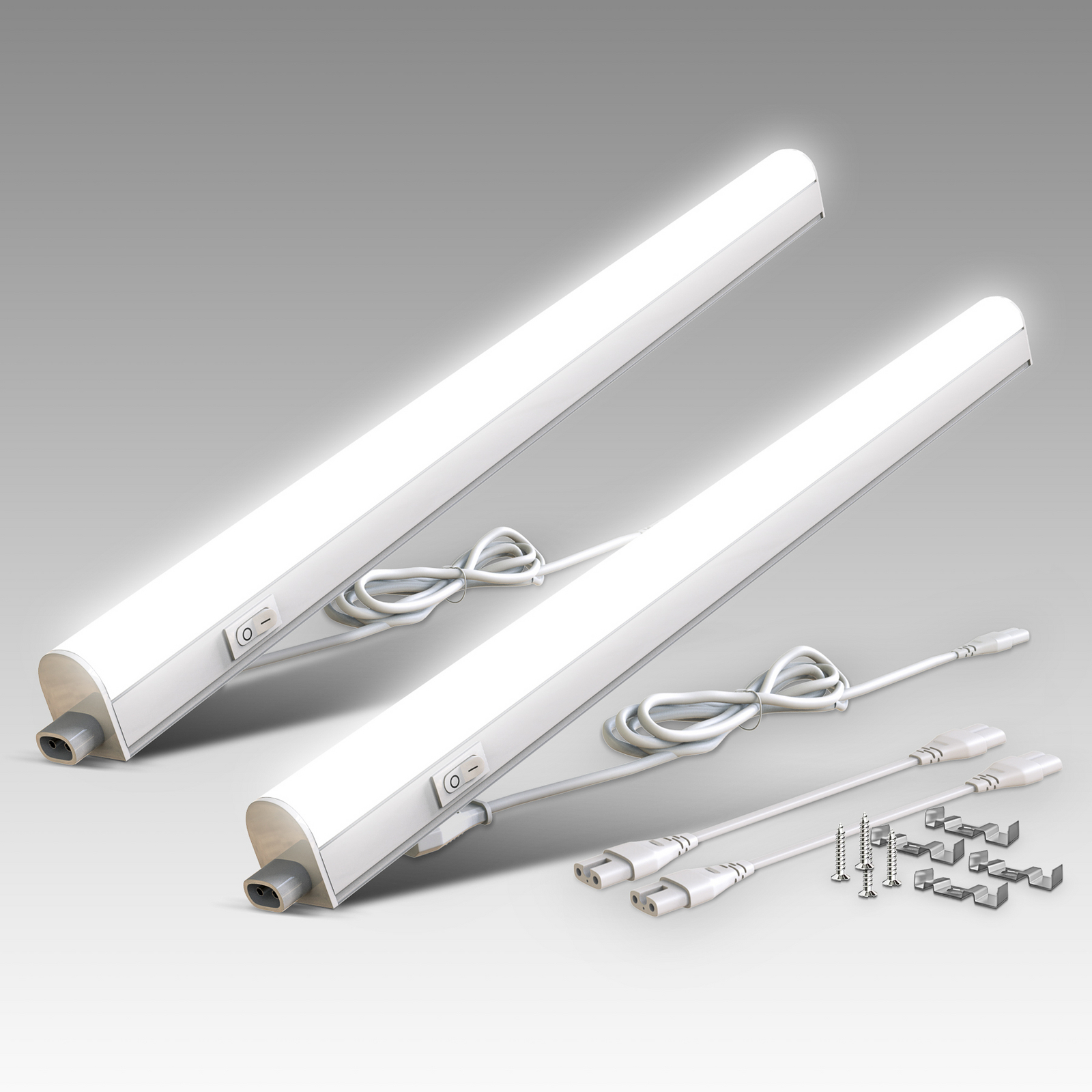 LED meubelverlichting Xaver, lengte 57,3 cm, set van 2 stuks 4000 K