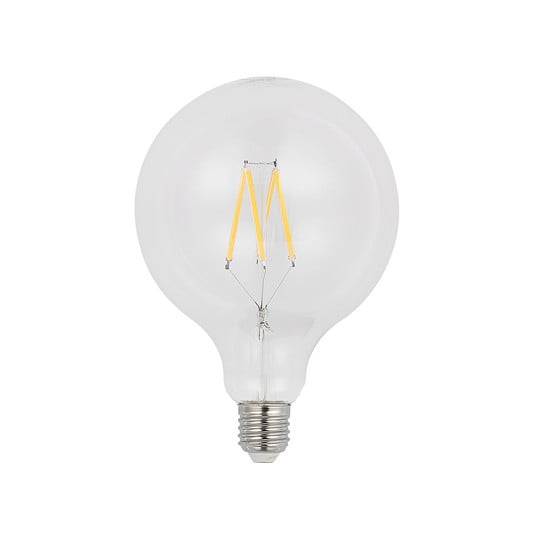 LED lamp E27 8W 2.700K G125 bollamp filament