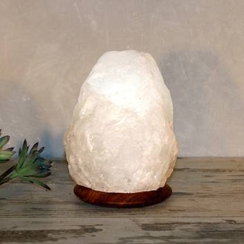 Lámpara de cristal de sal Rock White Line, 2-3 kg