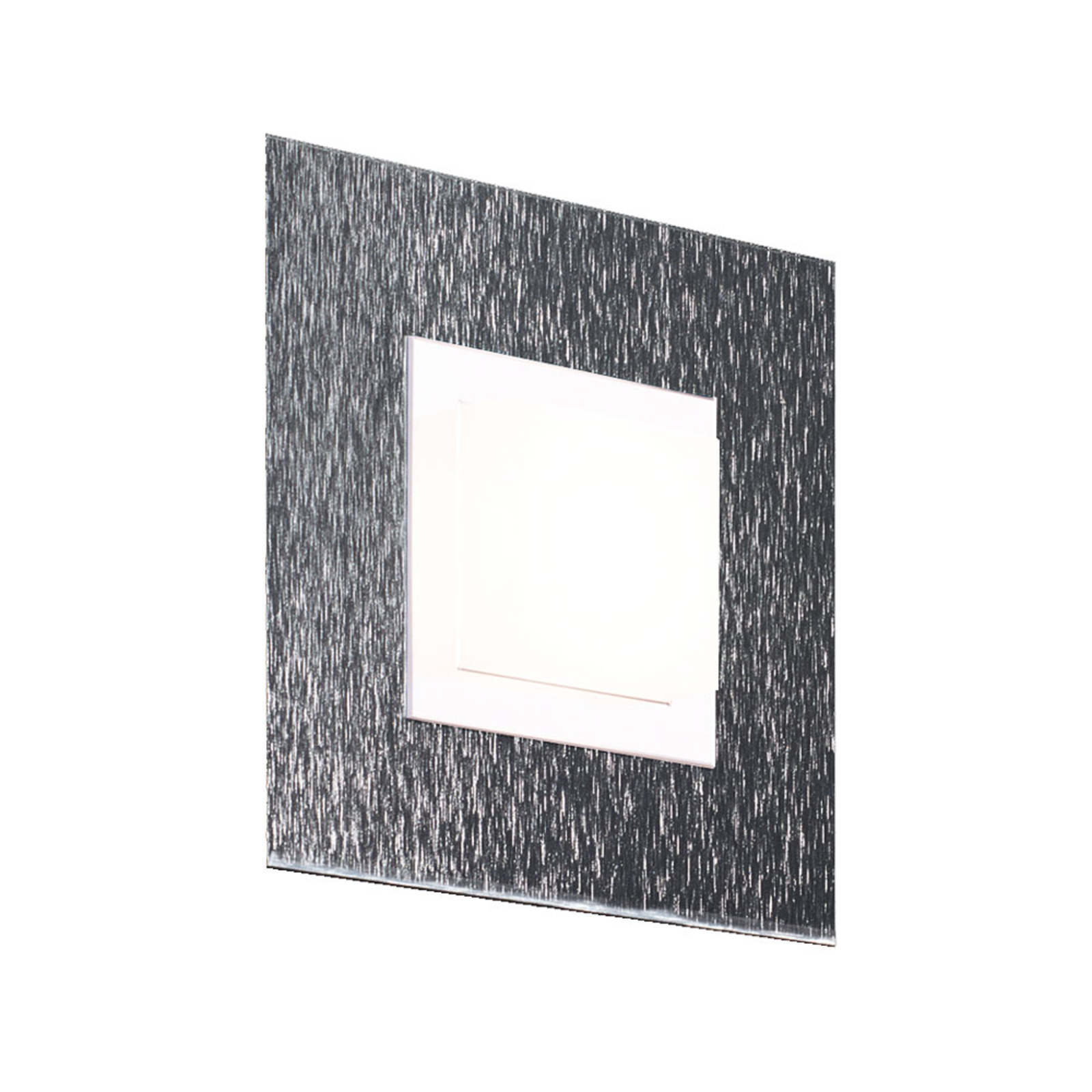 Grossmann GROSSMANN Basic wall light, 1-bulb, anthracite, for Living / Dining Room, aluminium, acrylic, 4.1 W, energy efficiency: A++, W: 15 cm, H: 15 cm