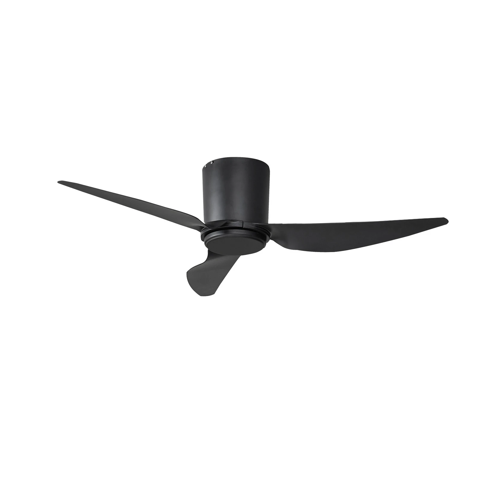 Lindby Aulo mennyezeti ventilátor, fekete, DC, csendes, Ø 123 cm