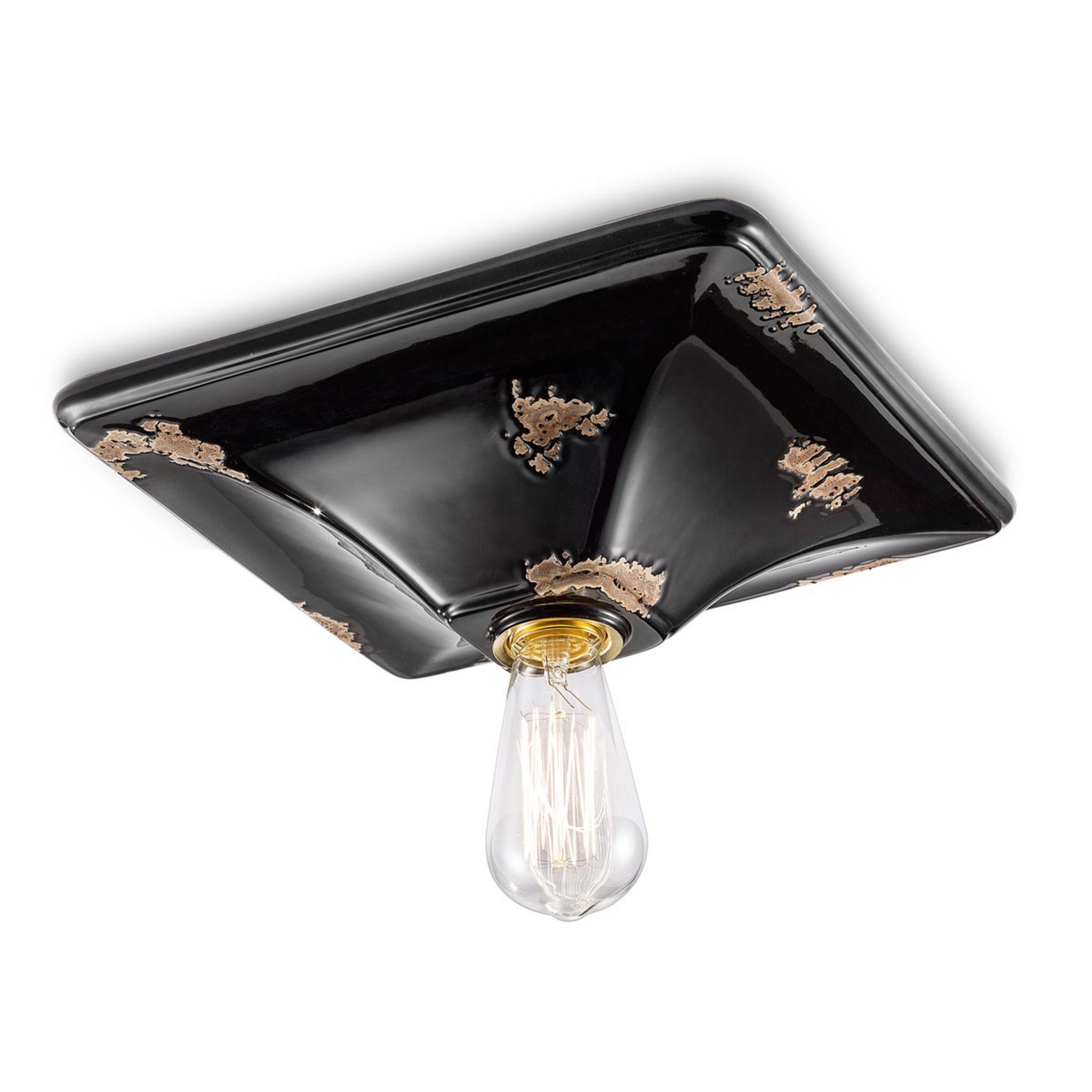 Plafonnier vintage C136 noir