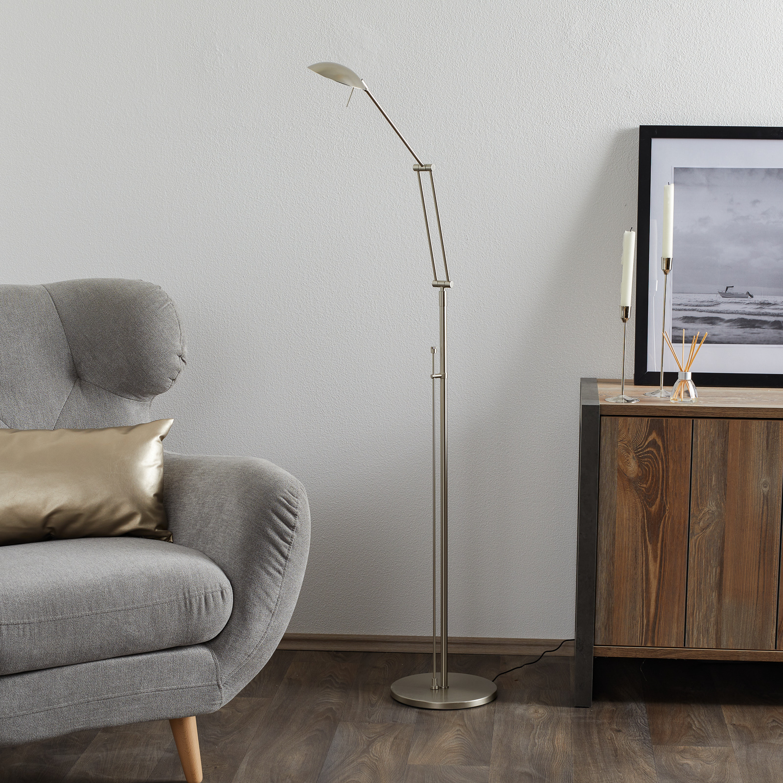 LED-Leseleuchte Carl mit Drehdimmer