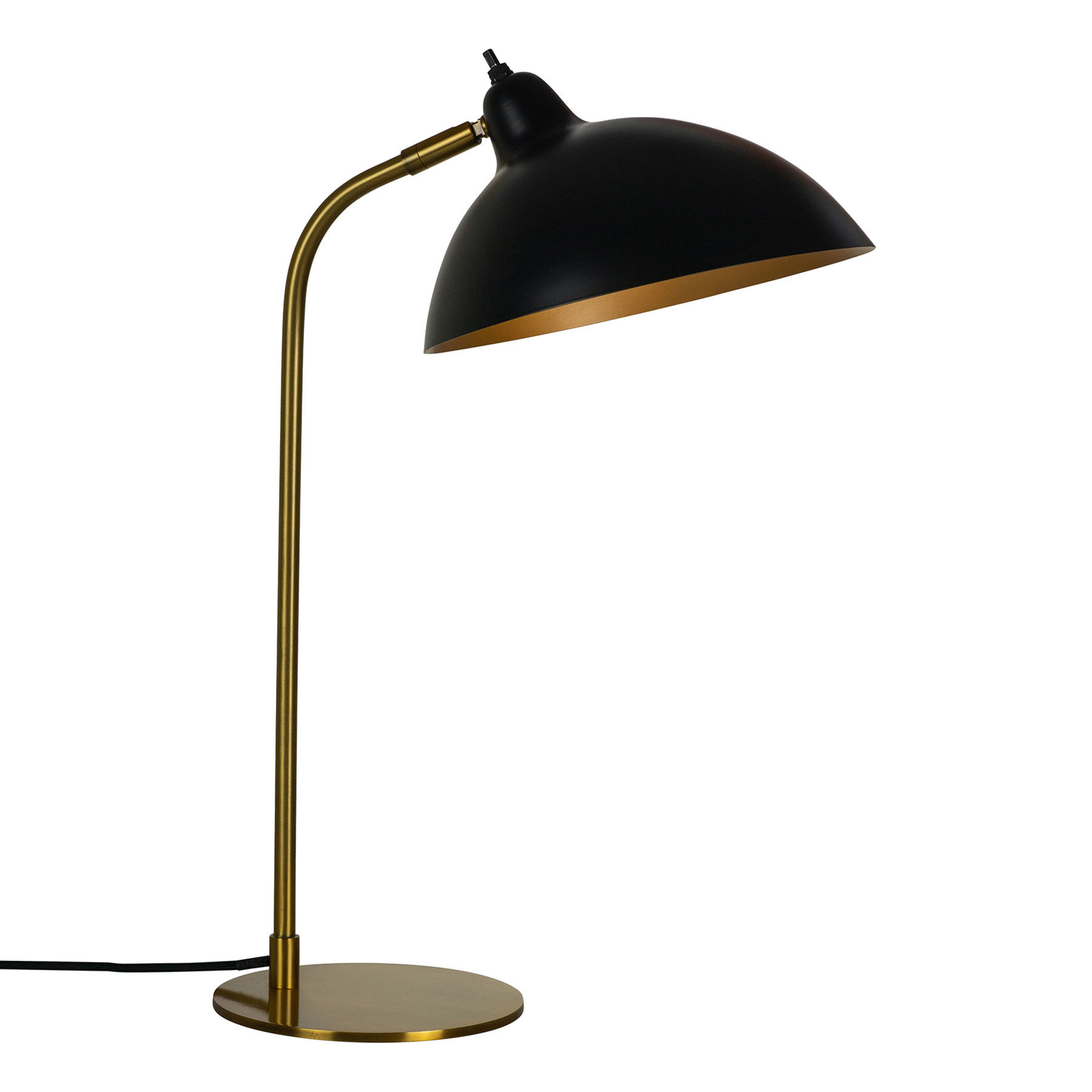 Dyberg Larsen Futura lampe à poser laiton/noire