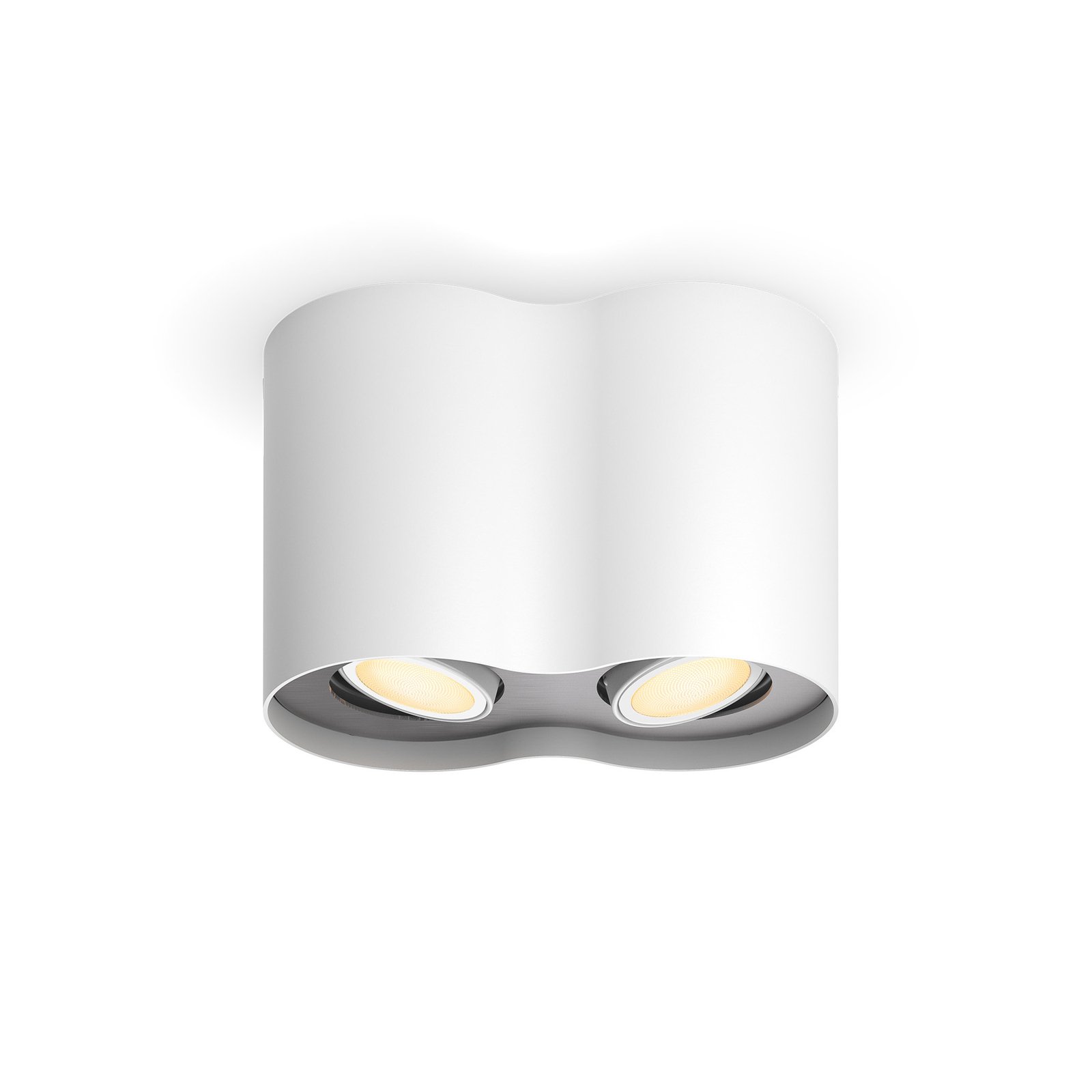 Philips Hue White Ambiance Pillar spot LED à 2 lampes, blanc