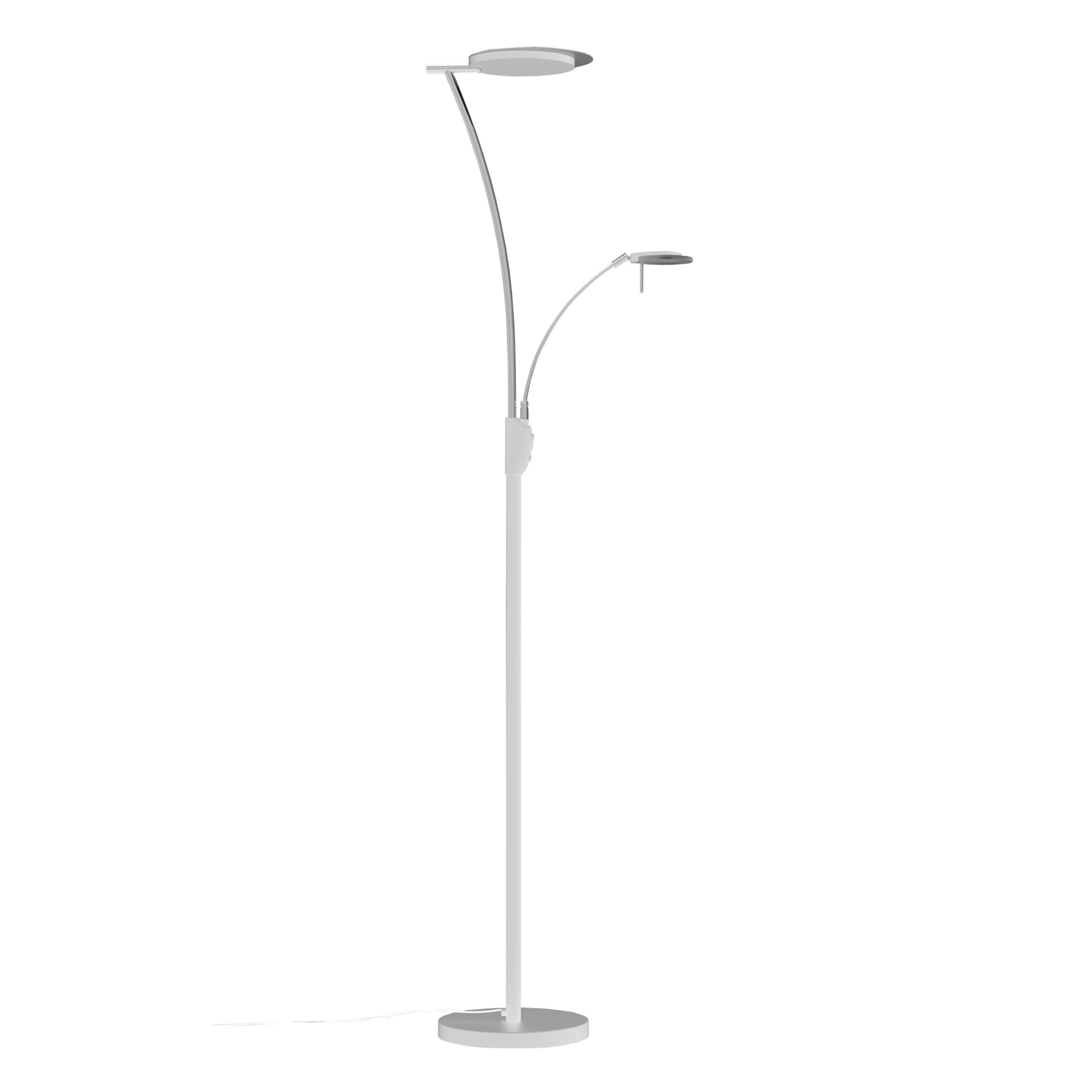 Aluminor Kitel 89 lampe sur pied LED avec lampe de lecture LED