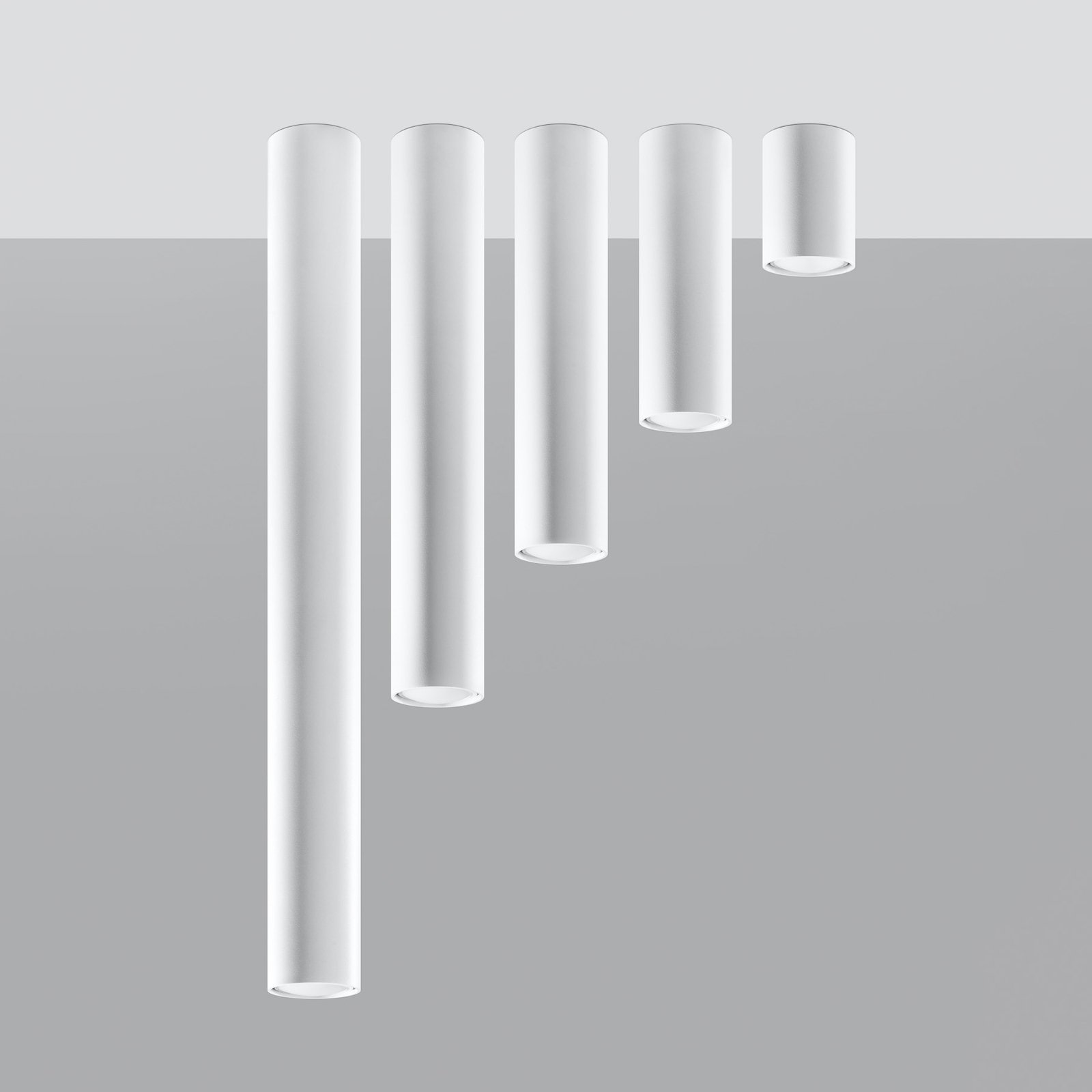 Euluna Thalassa stropní svítidlo 1 světlo bílé výška 40 cm