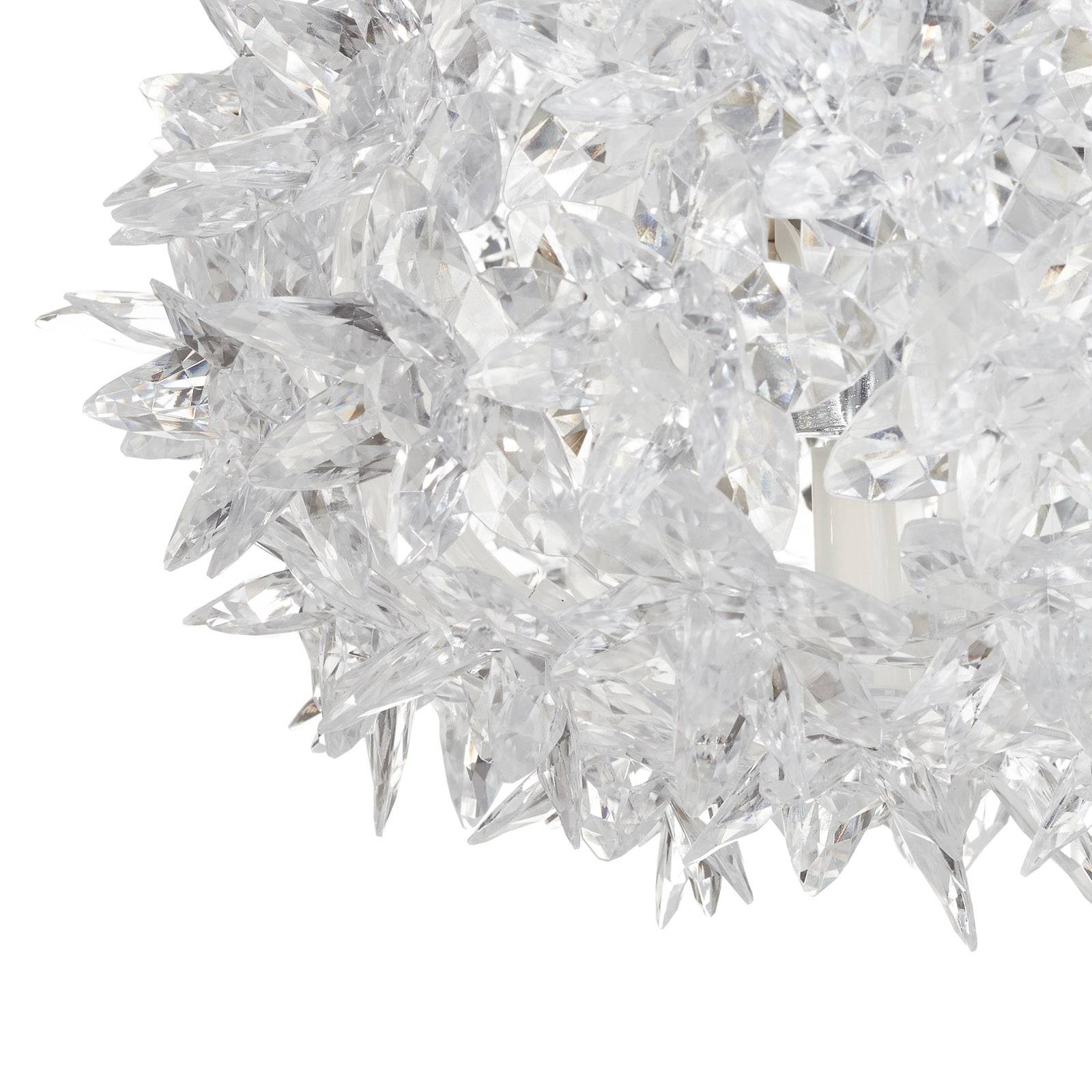 Kartell Bloom S2 żyrandol LED, przezroczysty