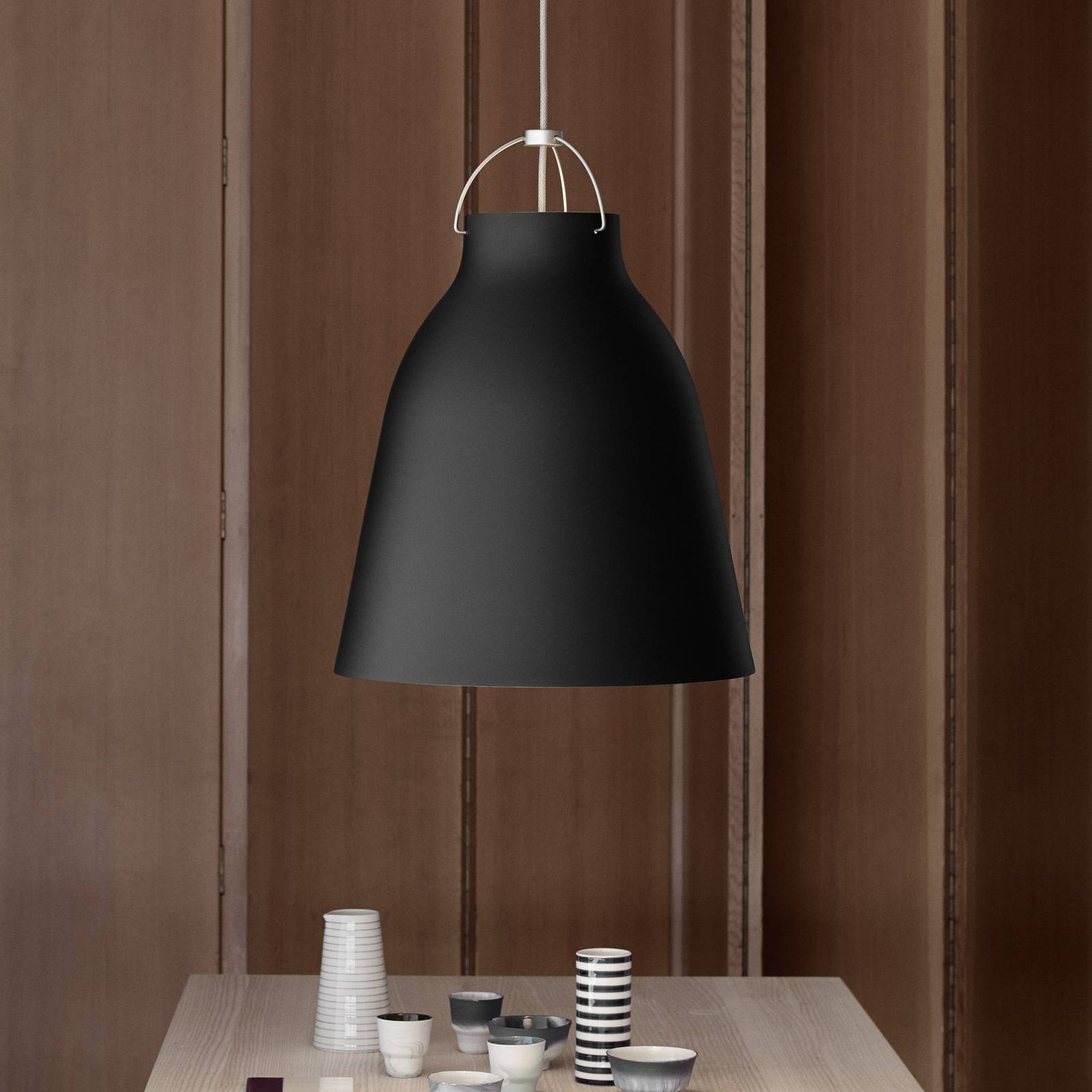 FRITZ HANSEN Caravaggio P3 noir mat