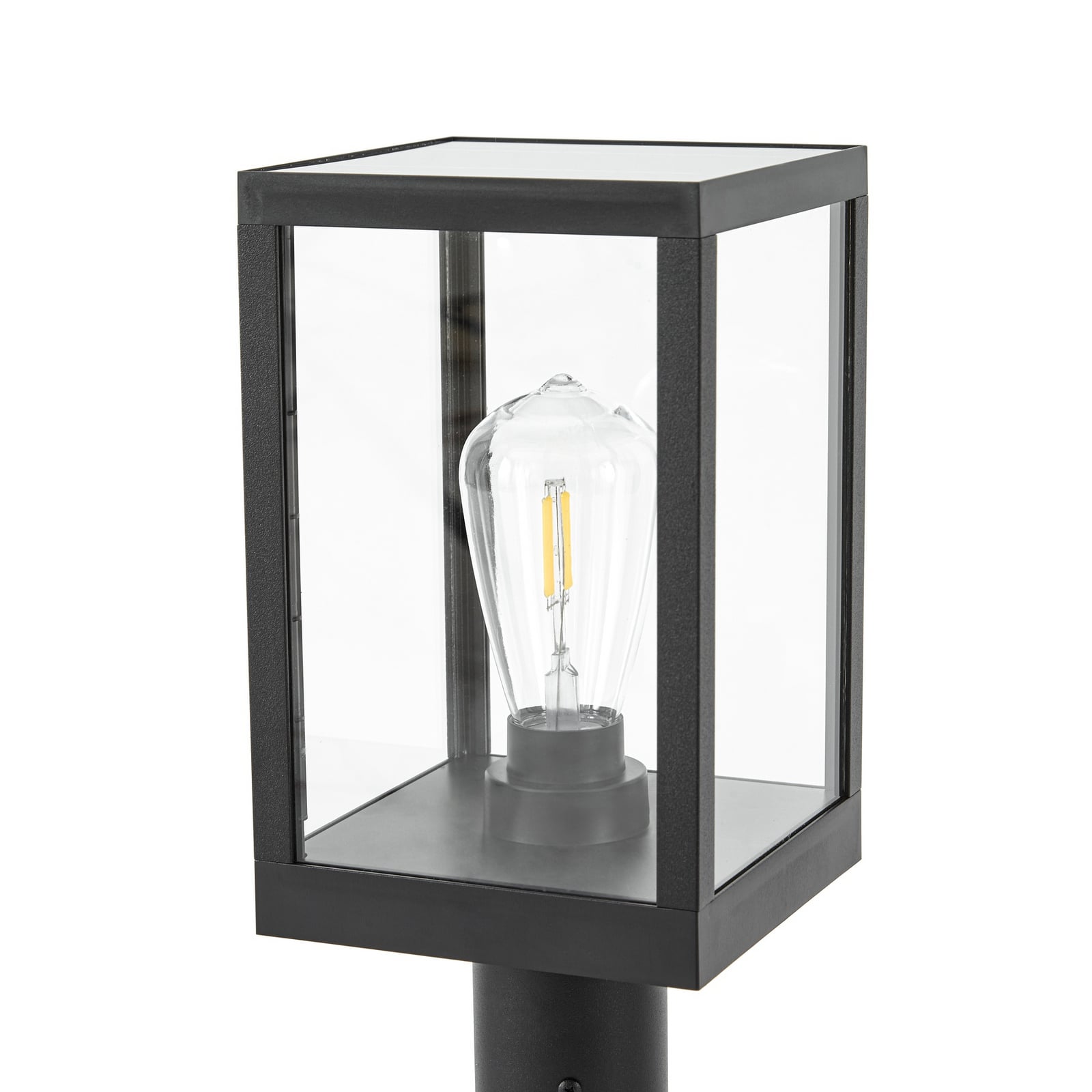 Relto LED-Solar-Wegeleuchte, Sensor, Erdspieß, 50cm - Lindby