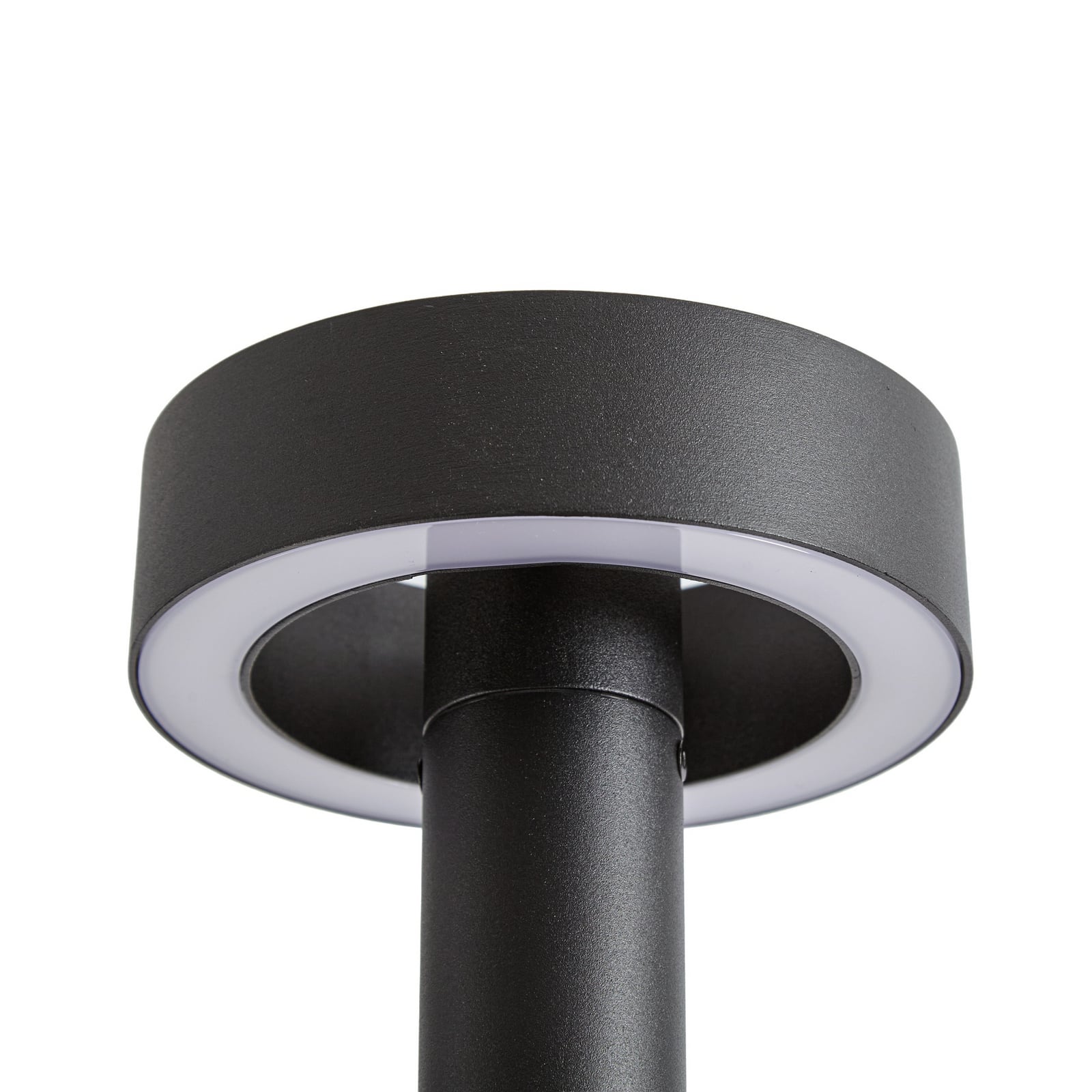 Bornes lumineuses LED Nirella, capteur, 100 cm, noir, métal, IP65, CCT - Lucande Bornes lumineuses LED Nirella, capteur, 100 cm, noir, métal, IP65, CCT - Lucande