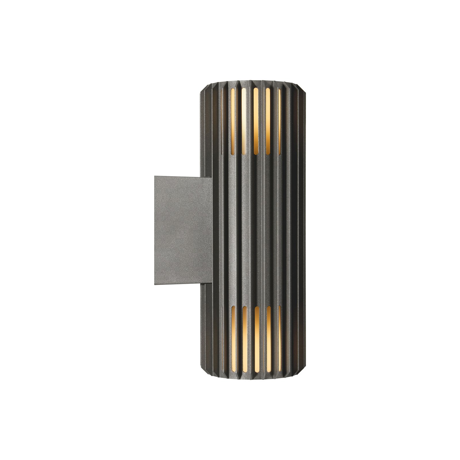 Aludra Double Candeeiro de Parede Exterior Seaside Anthracite - Nordlux