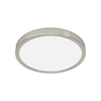 Luminaria LED empotrable EGLO connect Smart Fueva 6-Z, gris, Ø 27 cm