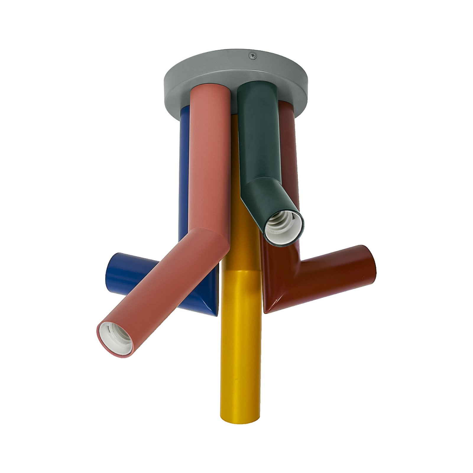 OSRAM Deckenleuchte Decor Straw, 5-fl., Stahl, bunt, E27