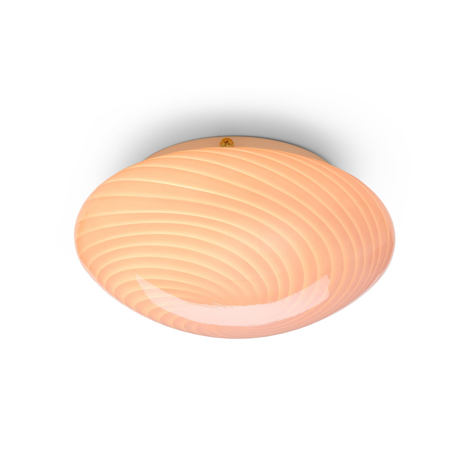 CANDY taklampa, rosa, &Oslash; 30 cm, glas, E27 &ndash; Halo Design - Vardagsrum - Med en ljusk&auml;lla