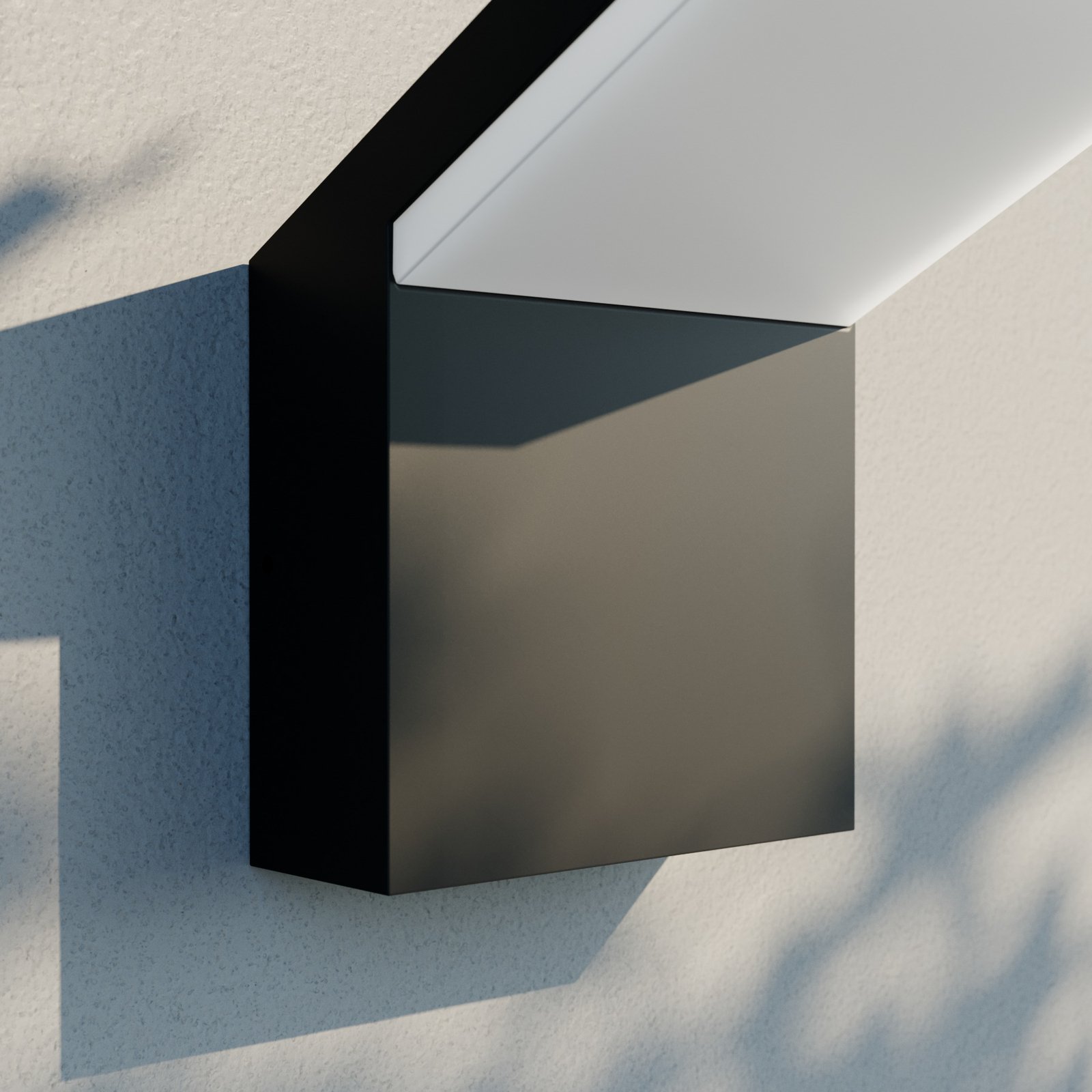 Yolena Außen Wandleuchte Dark Grey White - Arcchio