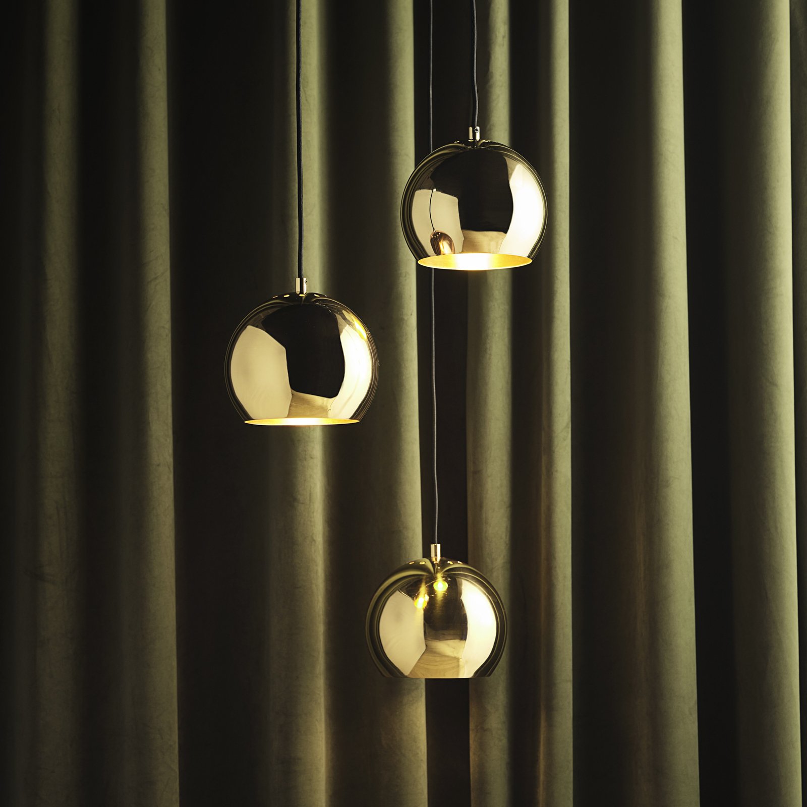 Ball Pendant Ø18 Solid Glossy Brass - Frandsen