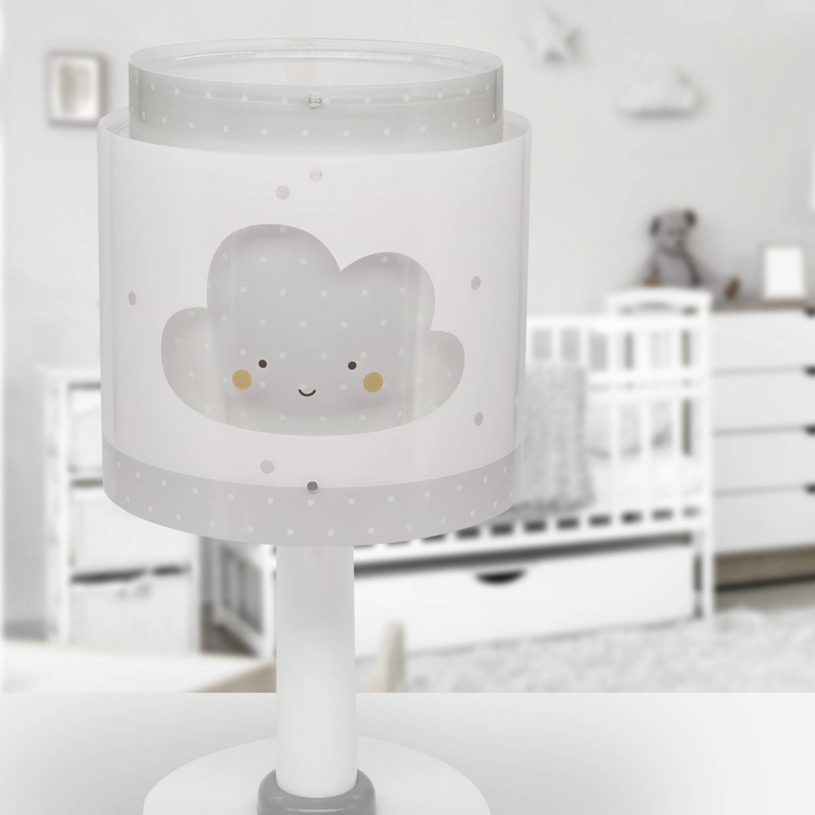 E-shop Dalber Baby Dreams stolová lampa, sivá