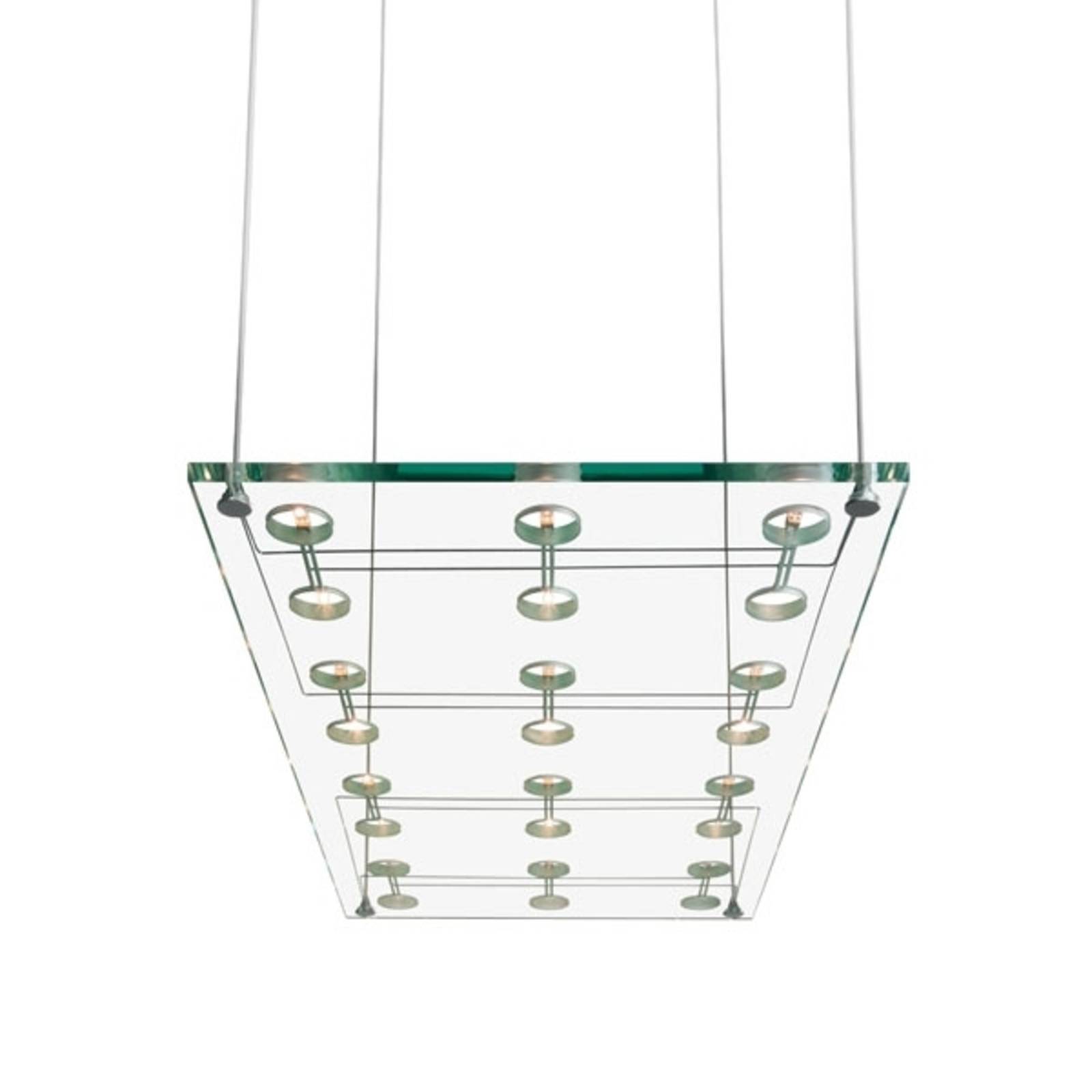 Stijlvolle design hanglamp SOSPESA in glas