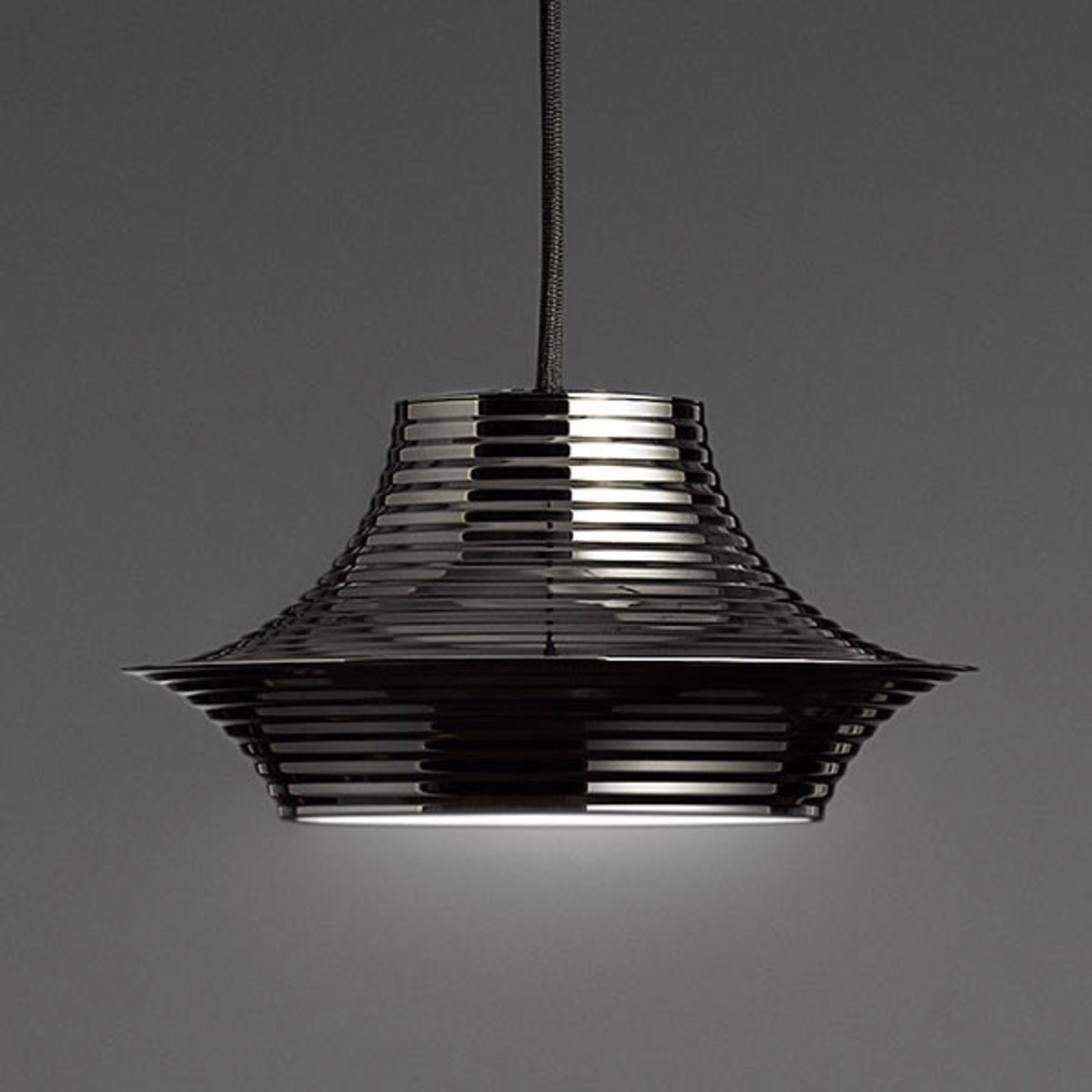 Bover Tibeta 03 - LED hanging lamp in black chrome
