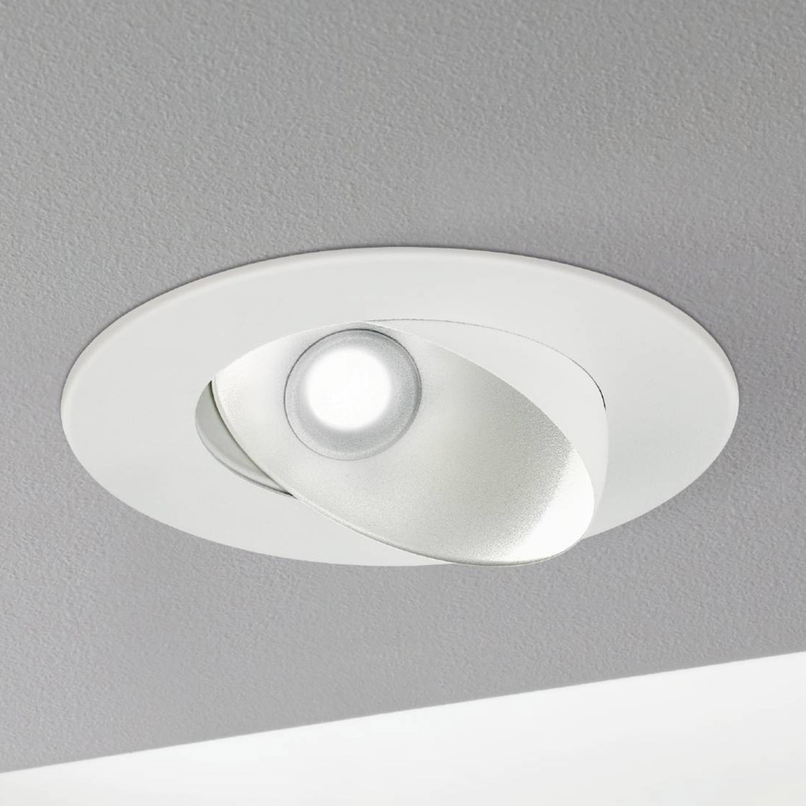 Ronzano 1 LED podhledové svítidlo bílo-stříbrná