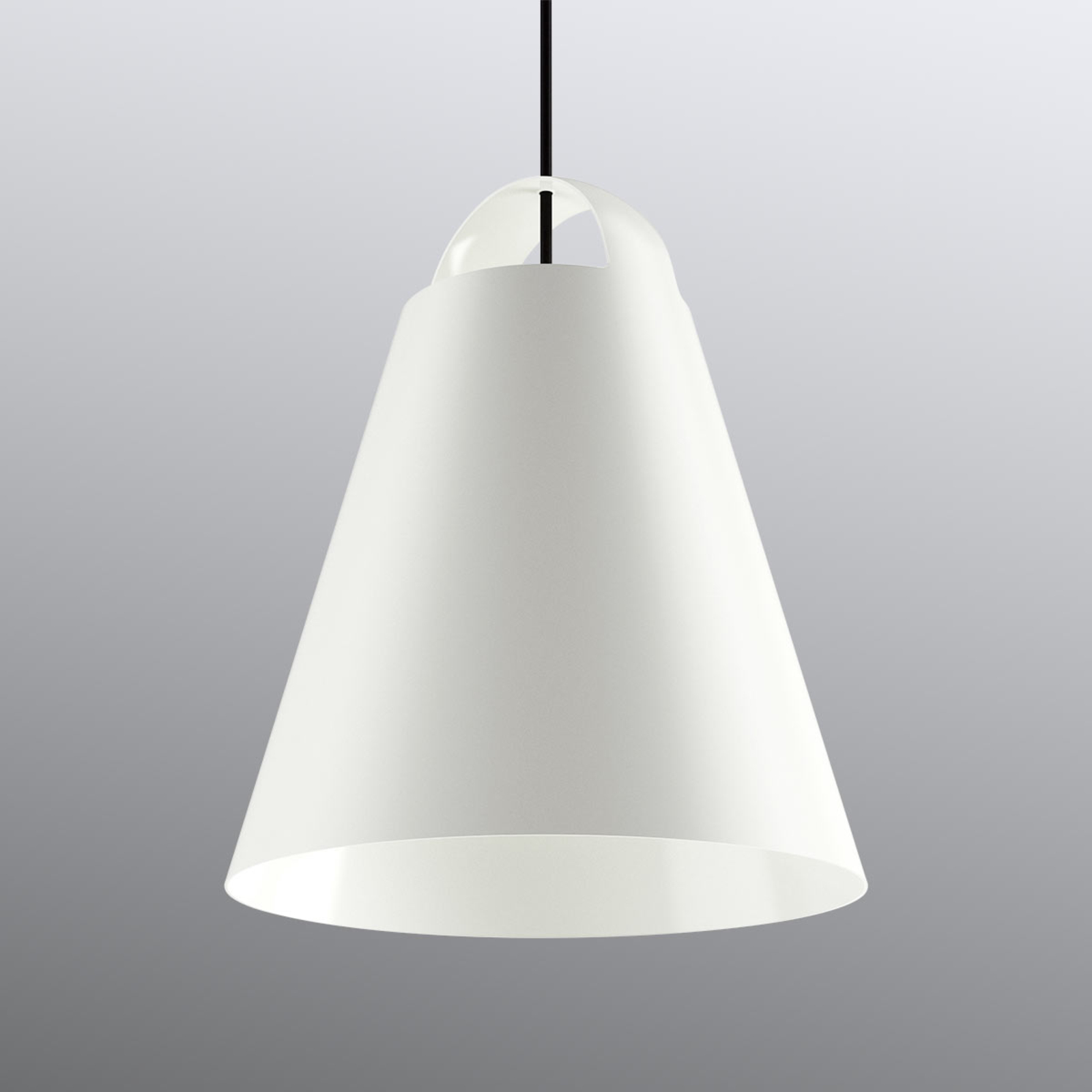Louis Poulsen Above pendant lamp, white, 40 cm