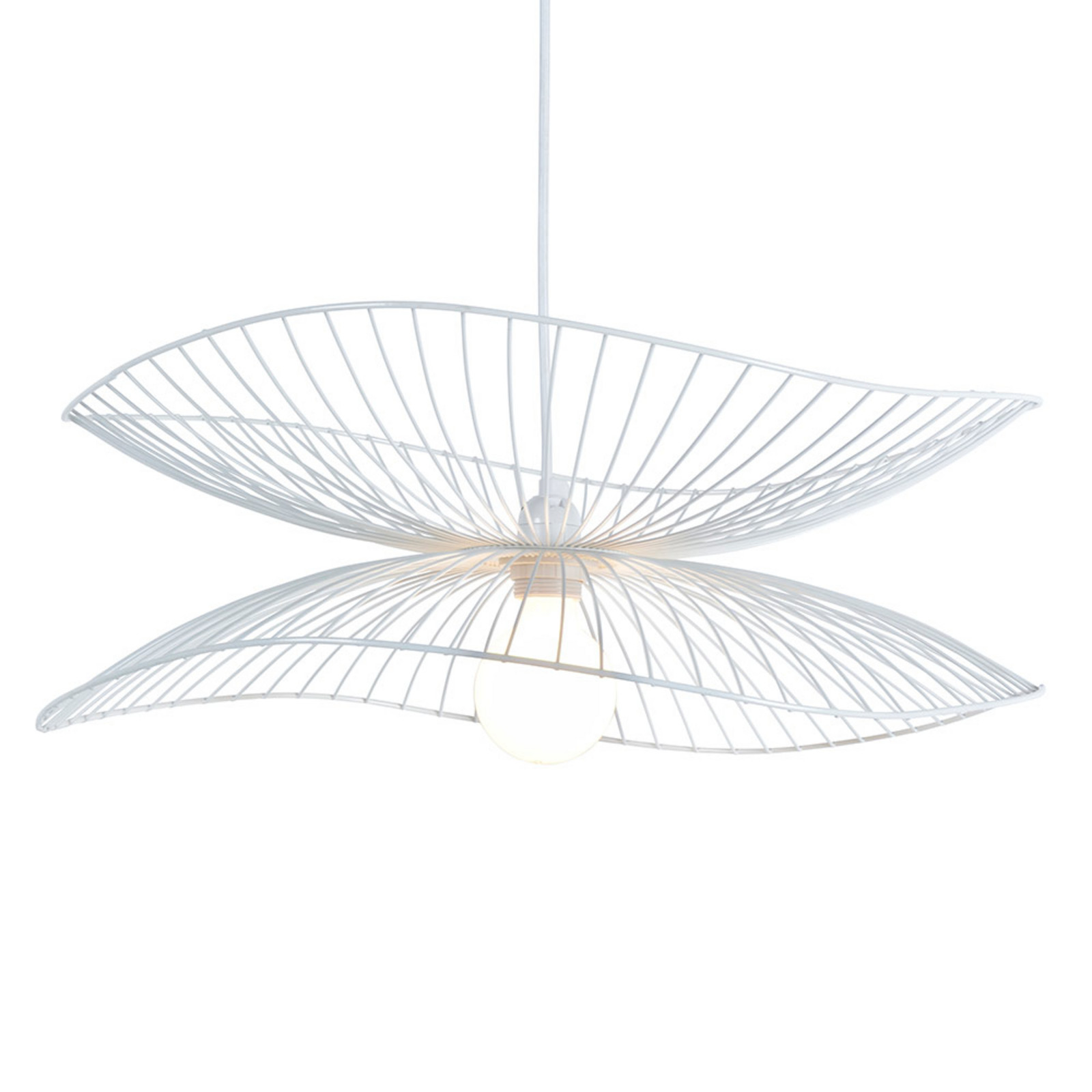 Forestier Lillebule S lampă pendul 56 cm alb - Camera de zi / sufragerie - design - Metal