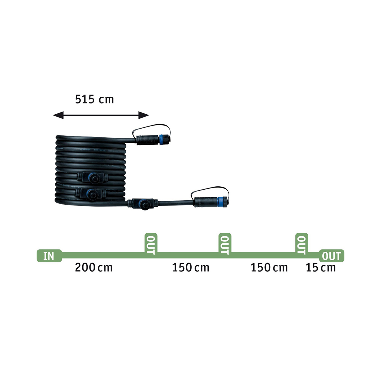 Plug & Shine 3 LED Tuinlamp Pike IP65 Anthracite - Paulmann